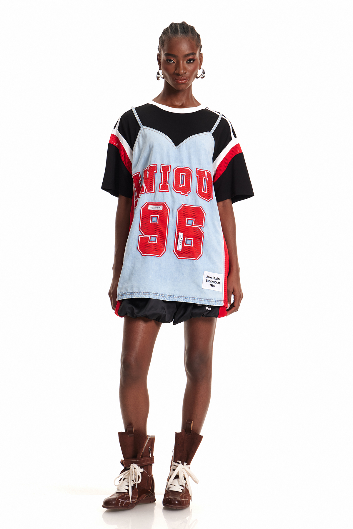 Enkh Deconstruct Print T Shirt