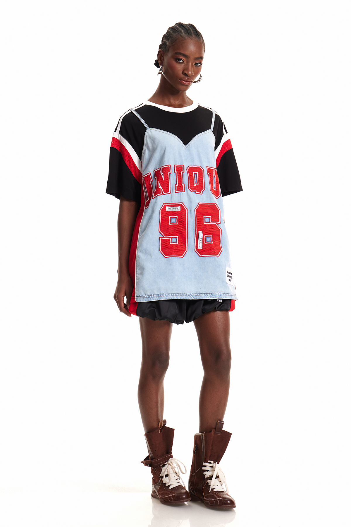 Enkh Deconstruct Print T Shirt