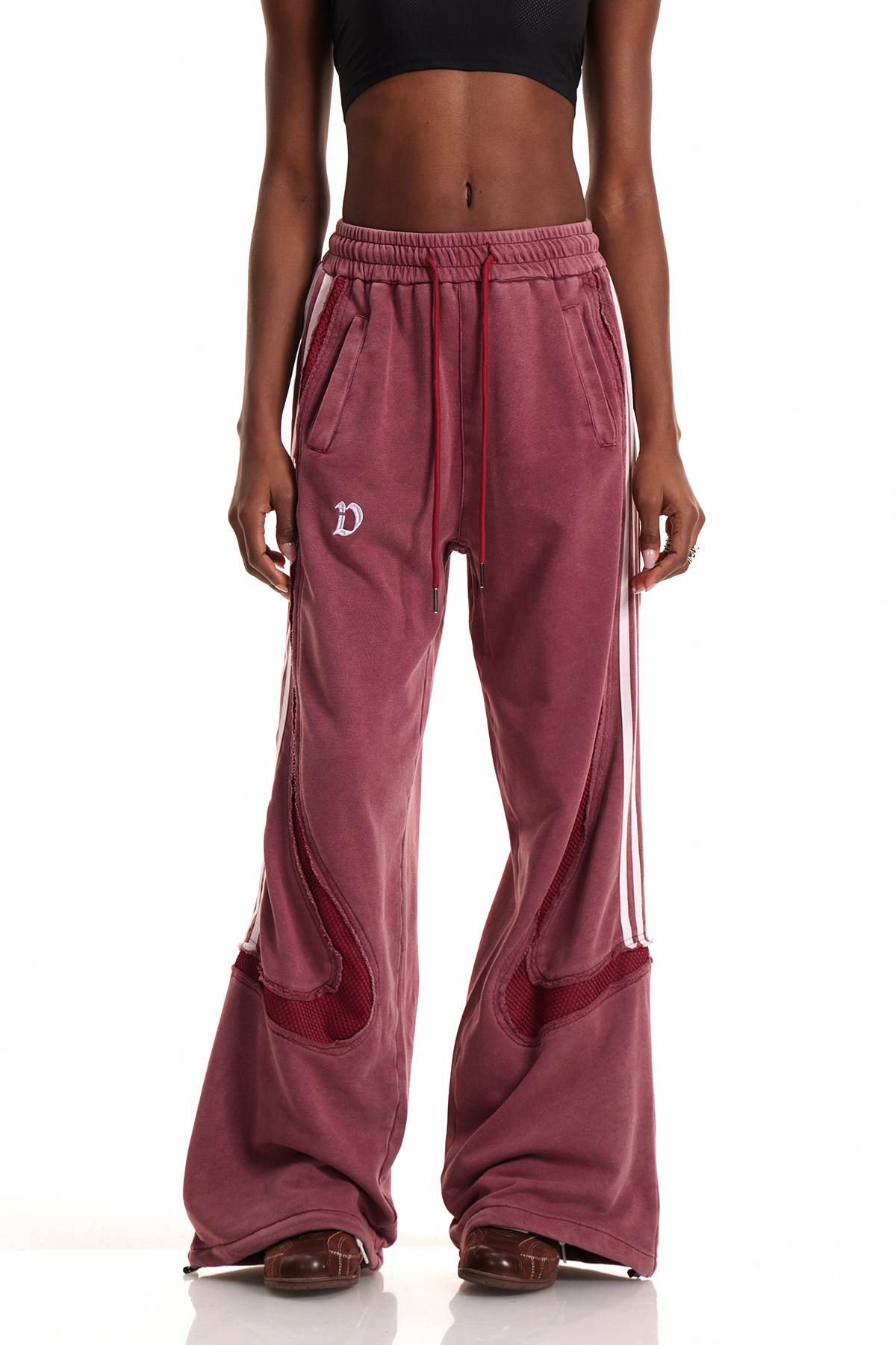 Ennio Stripe Mesh Pants