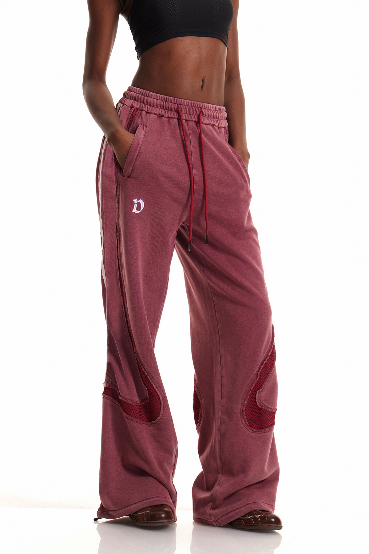 Ennio Stripe Mesh Pants