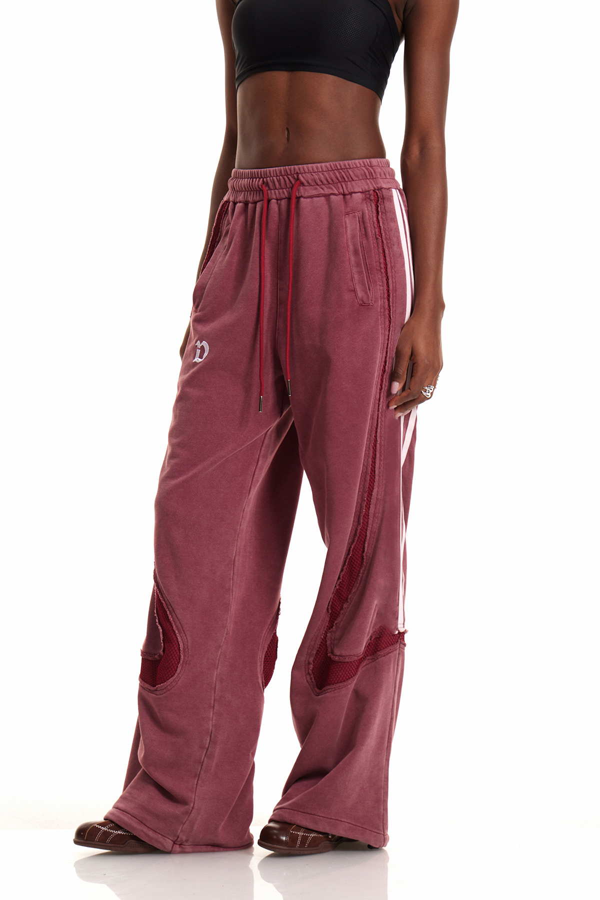 Ennio Stripe Mesh Pants