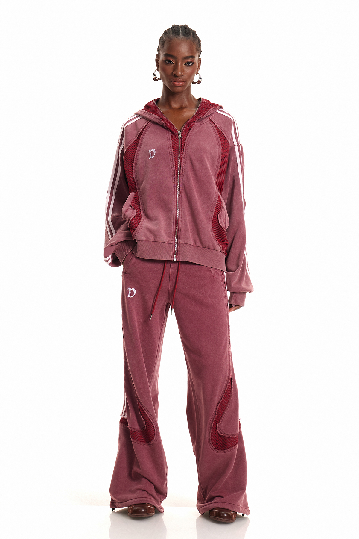 Ennio Stripe Mesh Pants