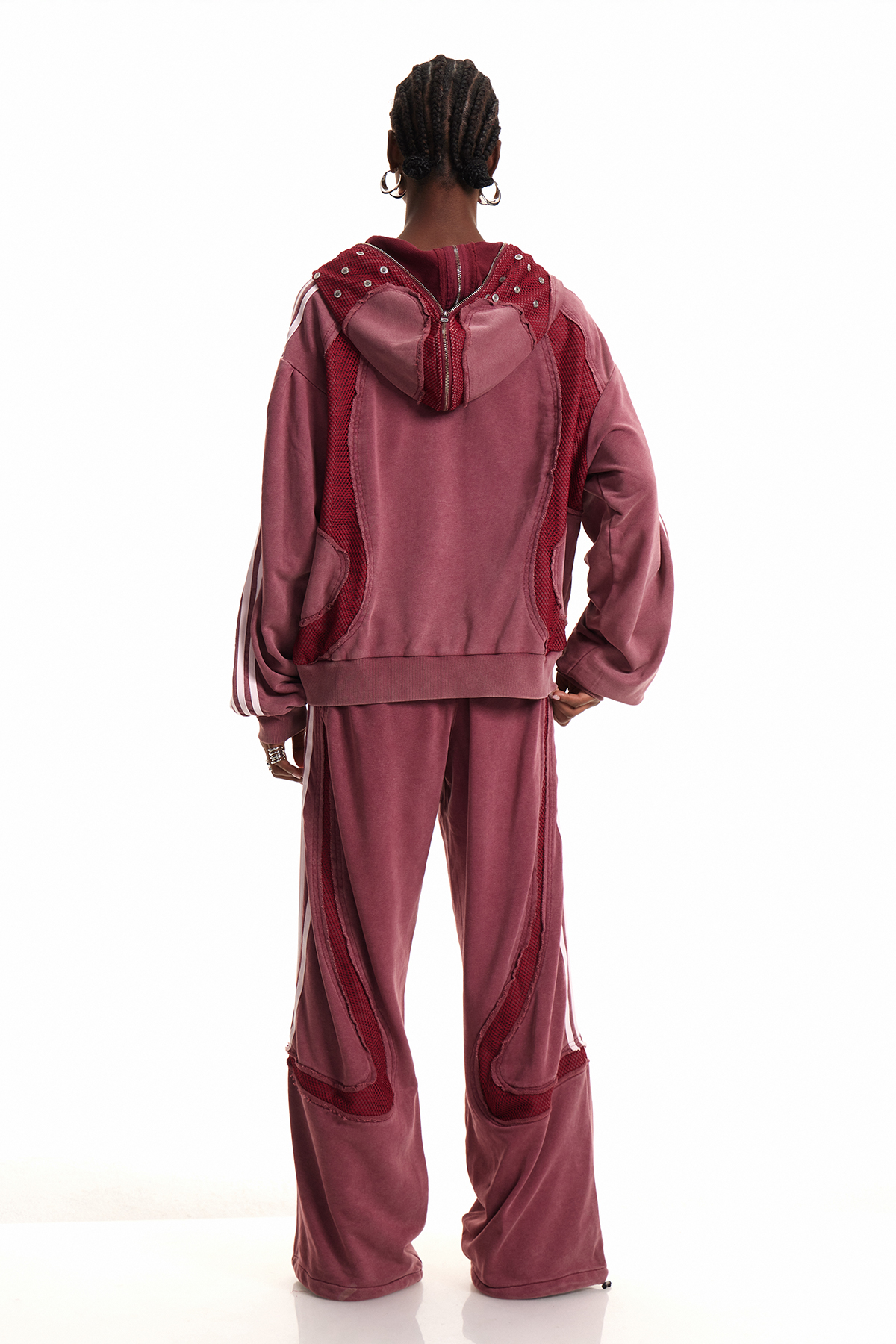 Ennio Stripe Mesh Pants