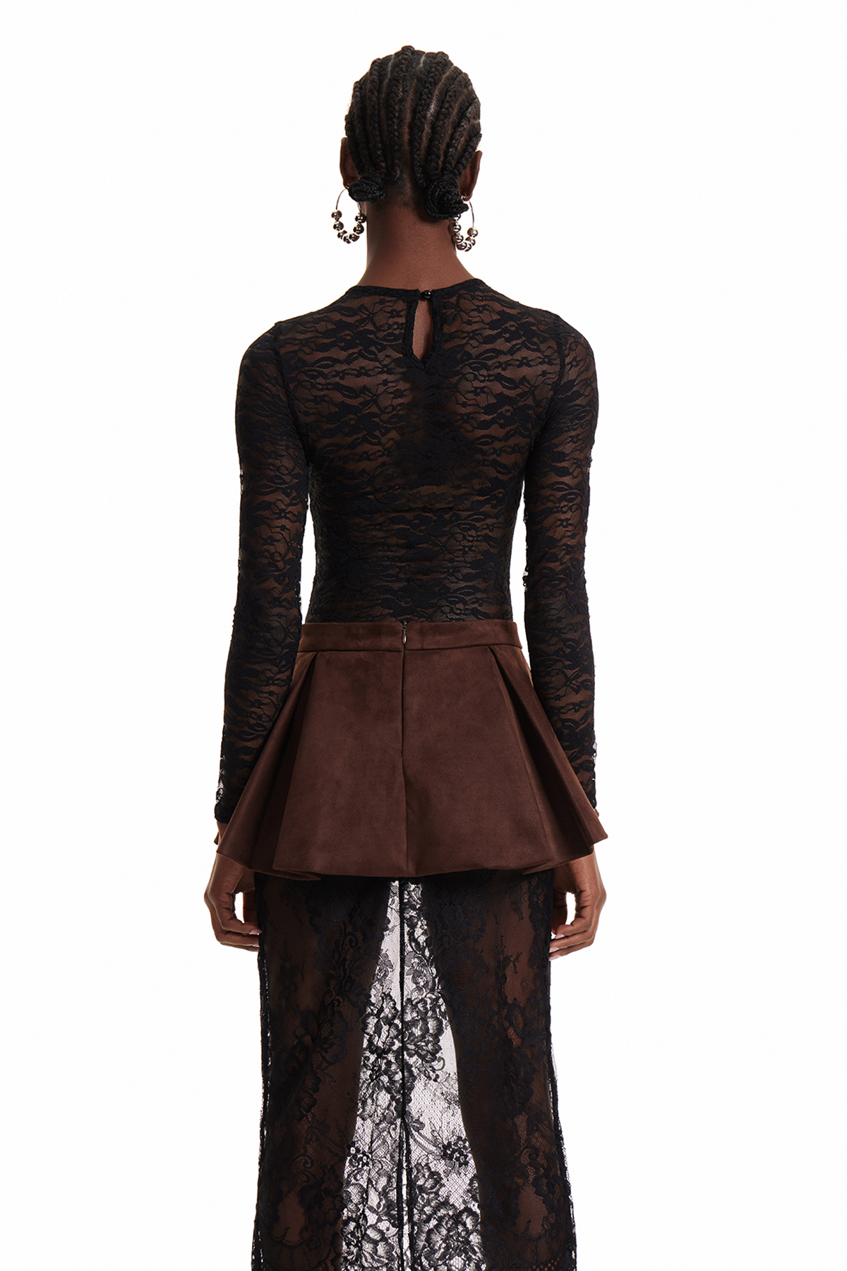 Enok Lace Long Sleeve Bodysuit