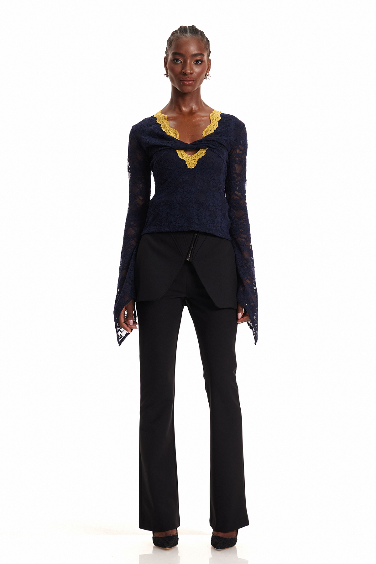 Enrico Deconstruct High Rise Pants