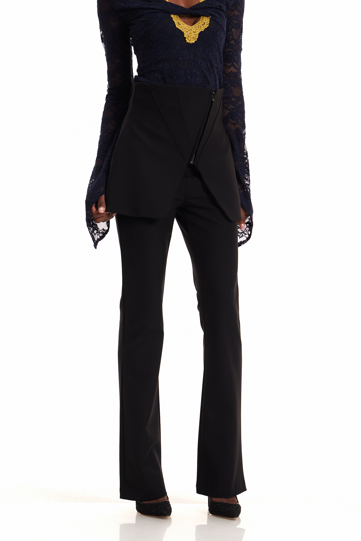 Enrico Deconstruct High Rise Pants