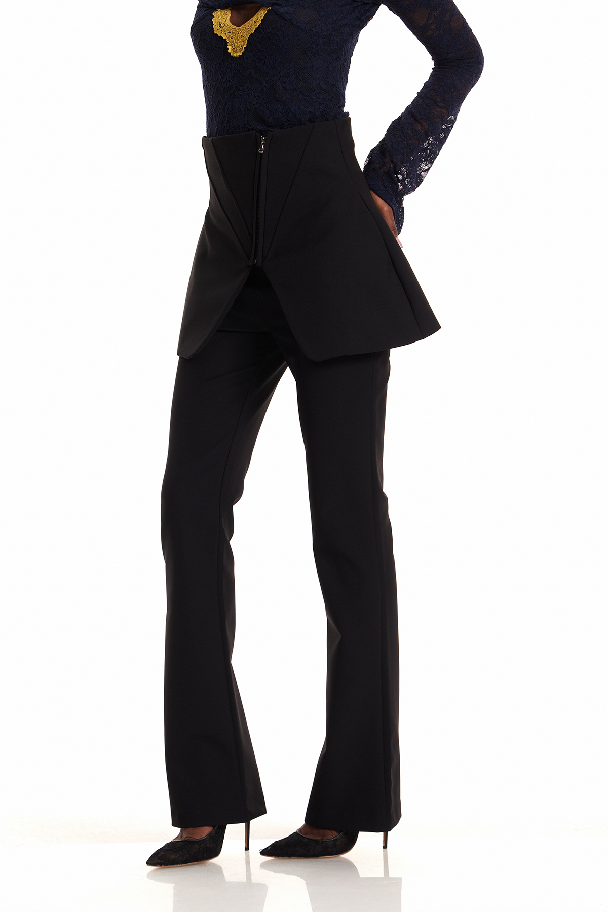 Enrico Deconstruct High Rise Pants