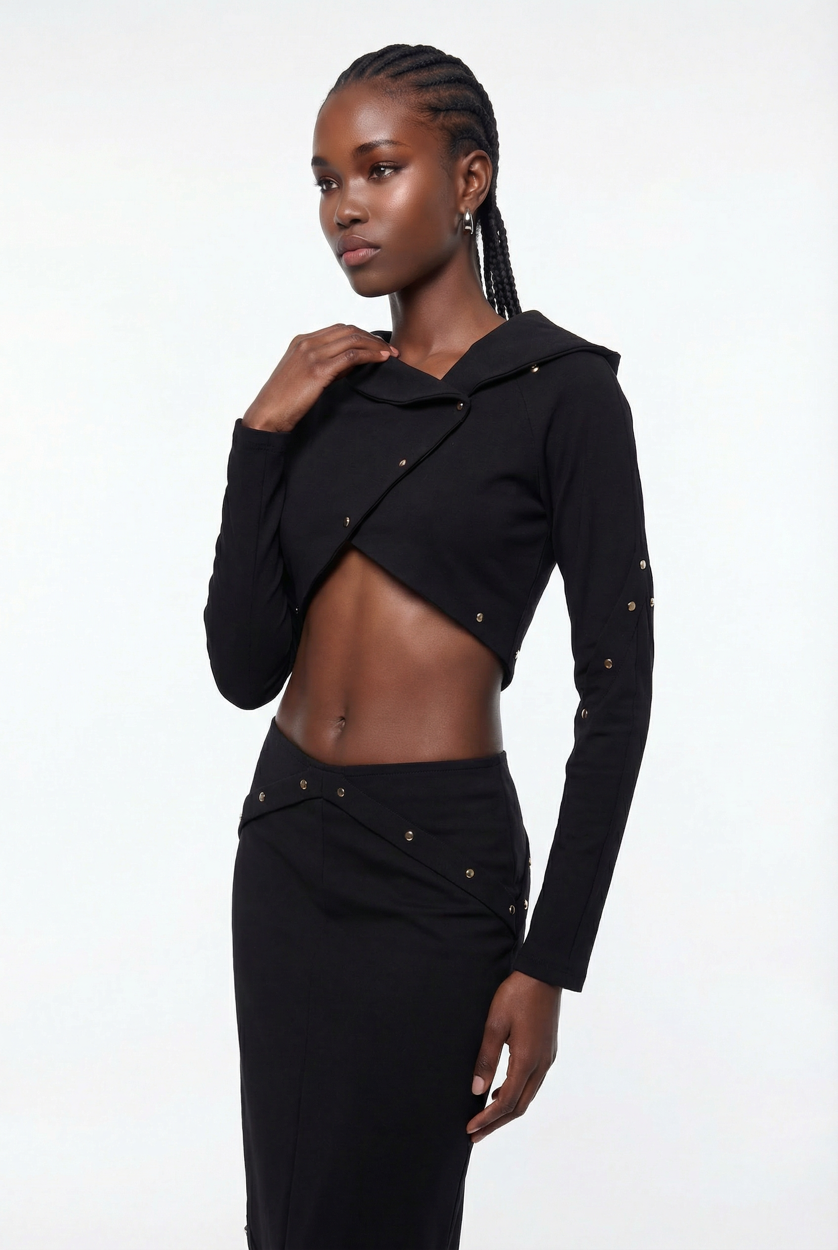 Epaphos Deconstruct Crop Skirt Set