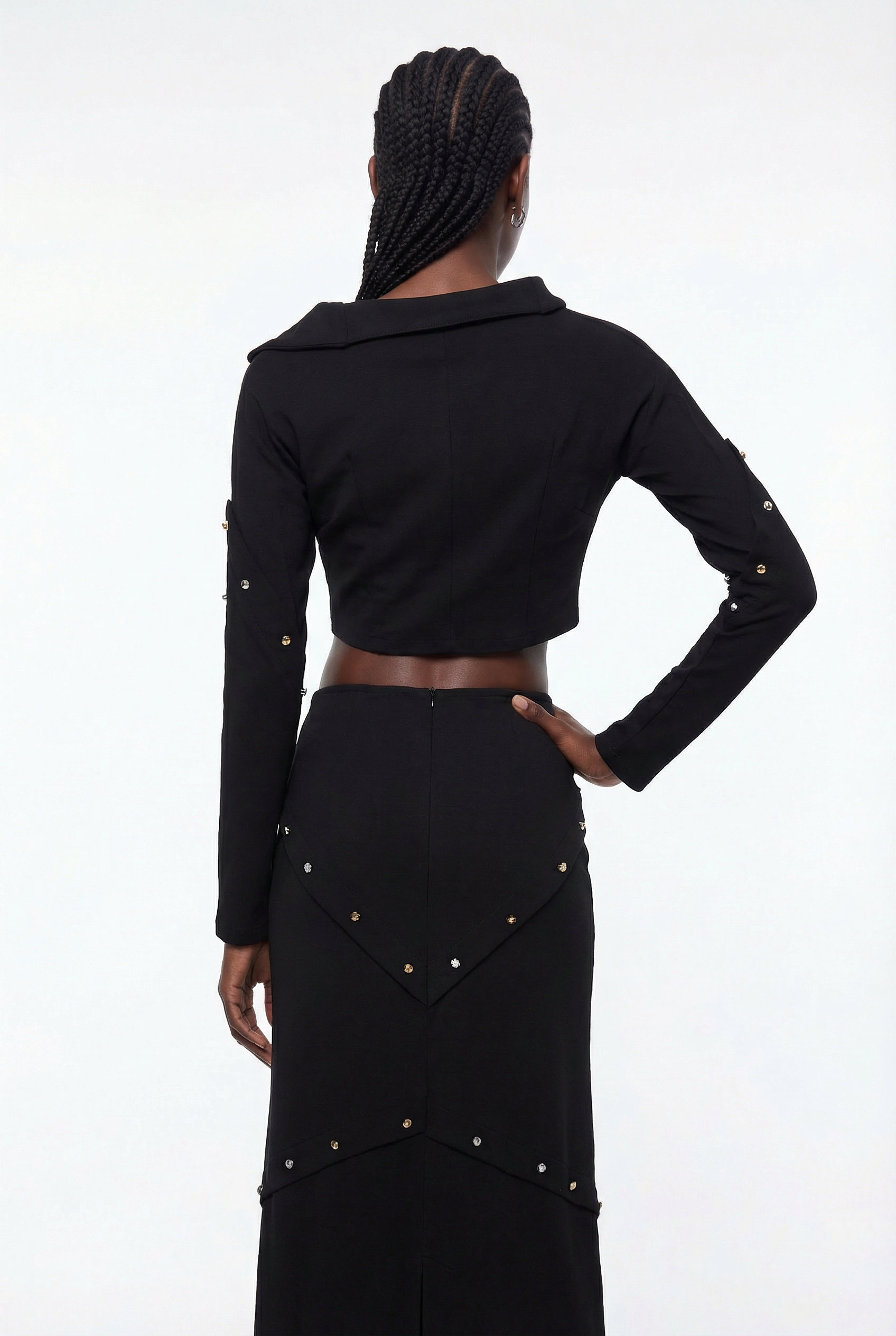 Epaphos Deconstruct Crop Skirt Set