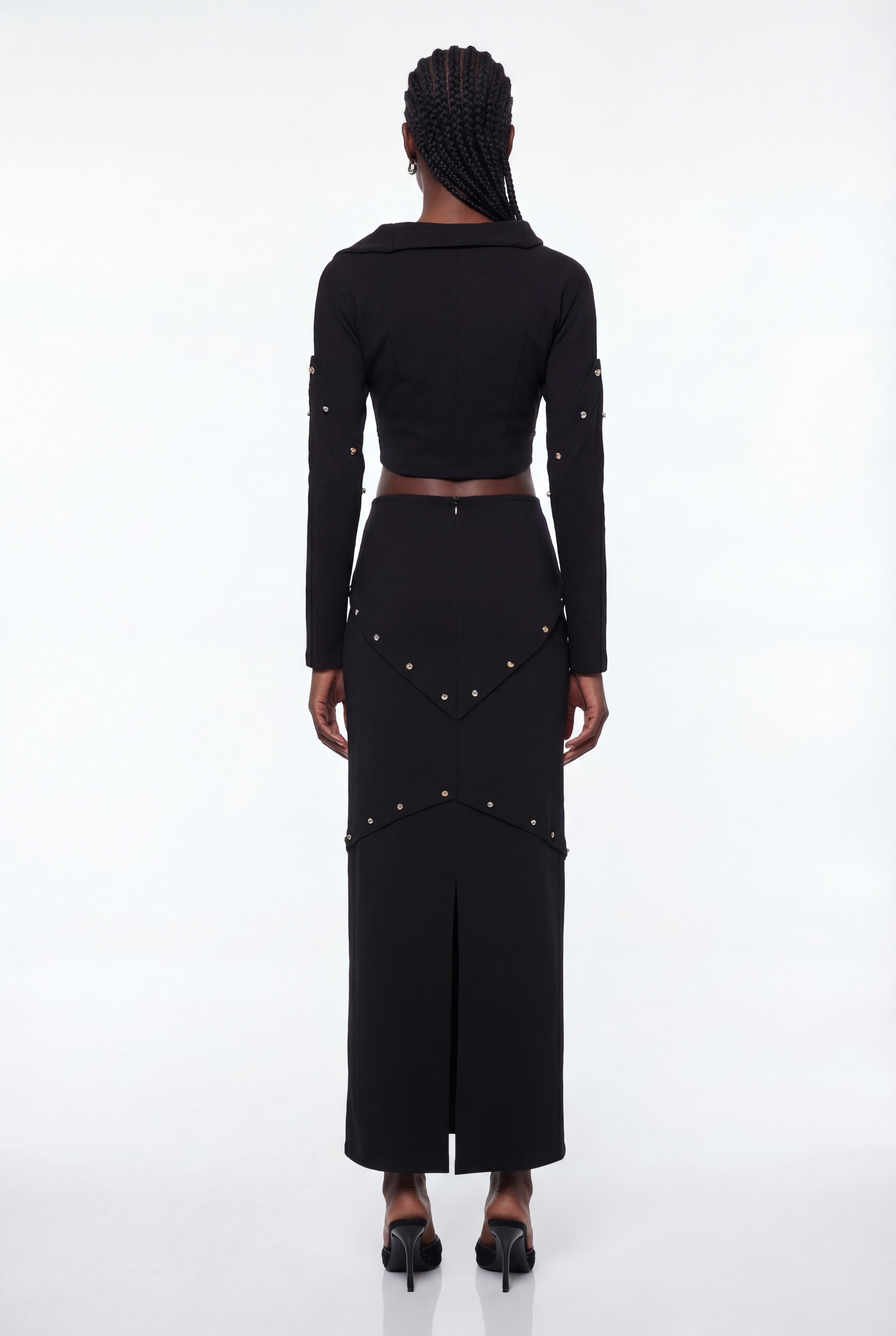 Epaphos Deconstruct Crop Skirt Set