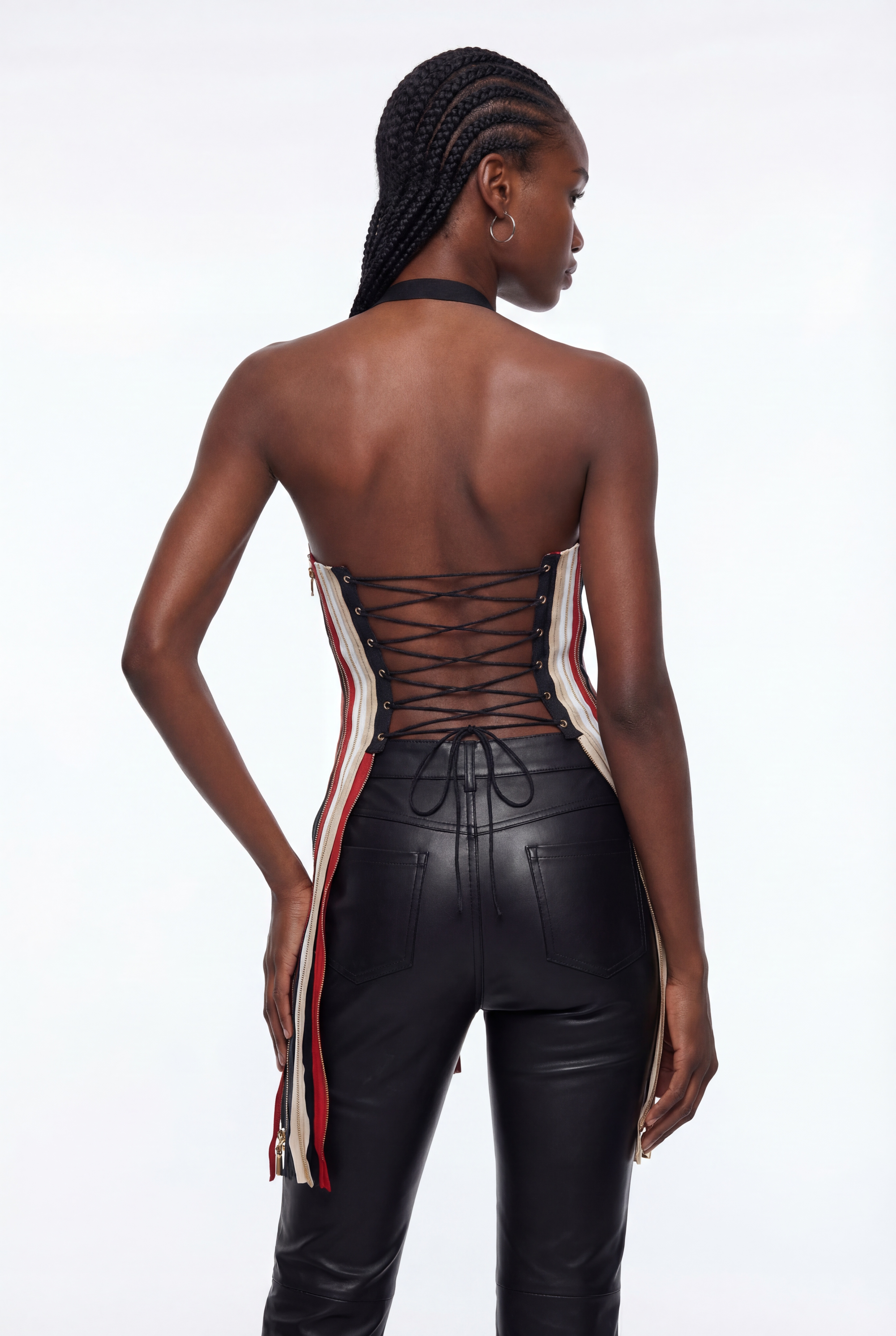 Epaphus Deconstruct Zipper Top