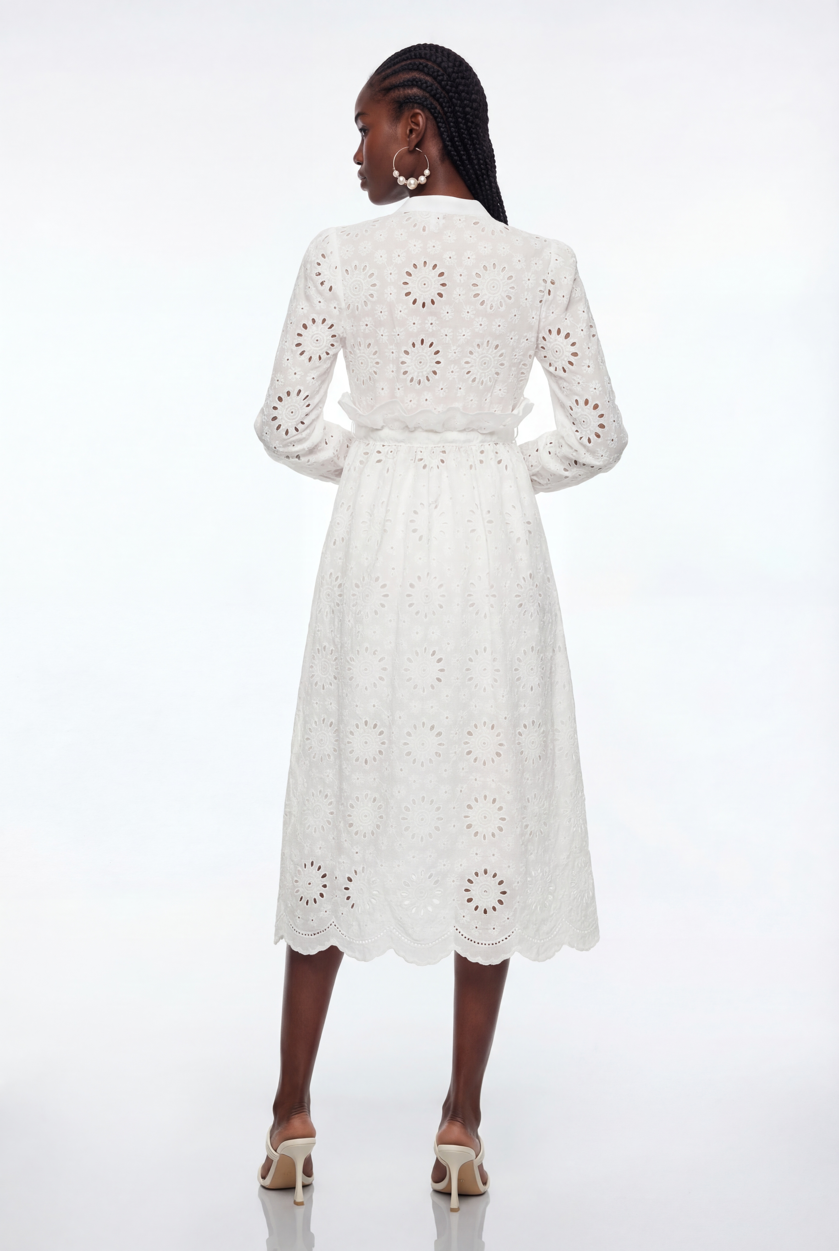 Epifania Asymmetric Midi Shirt Dress