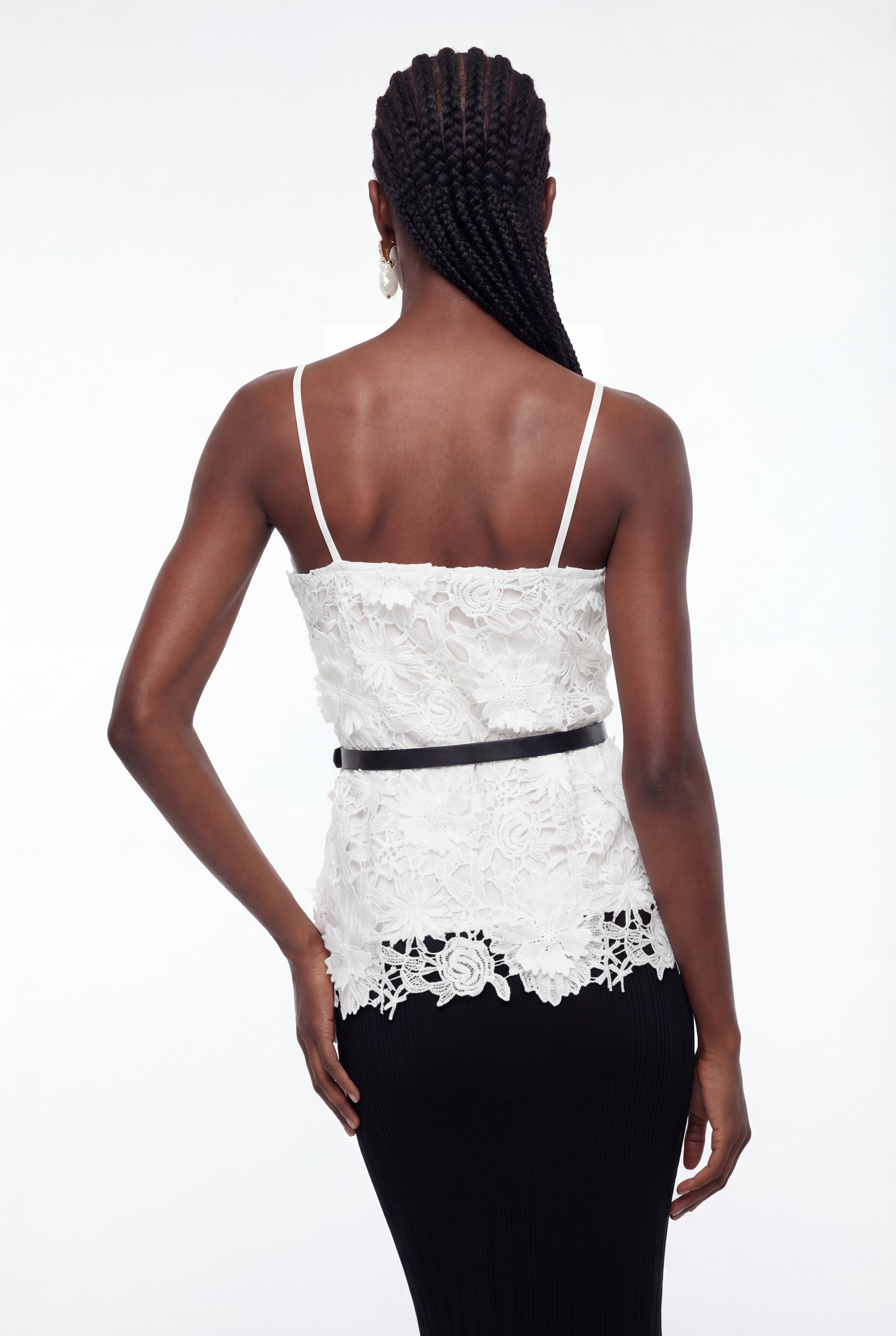 Epiphaneia Strapless Flower Top