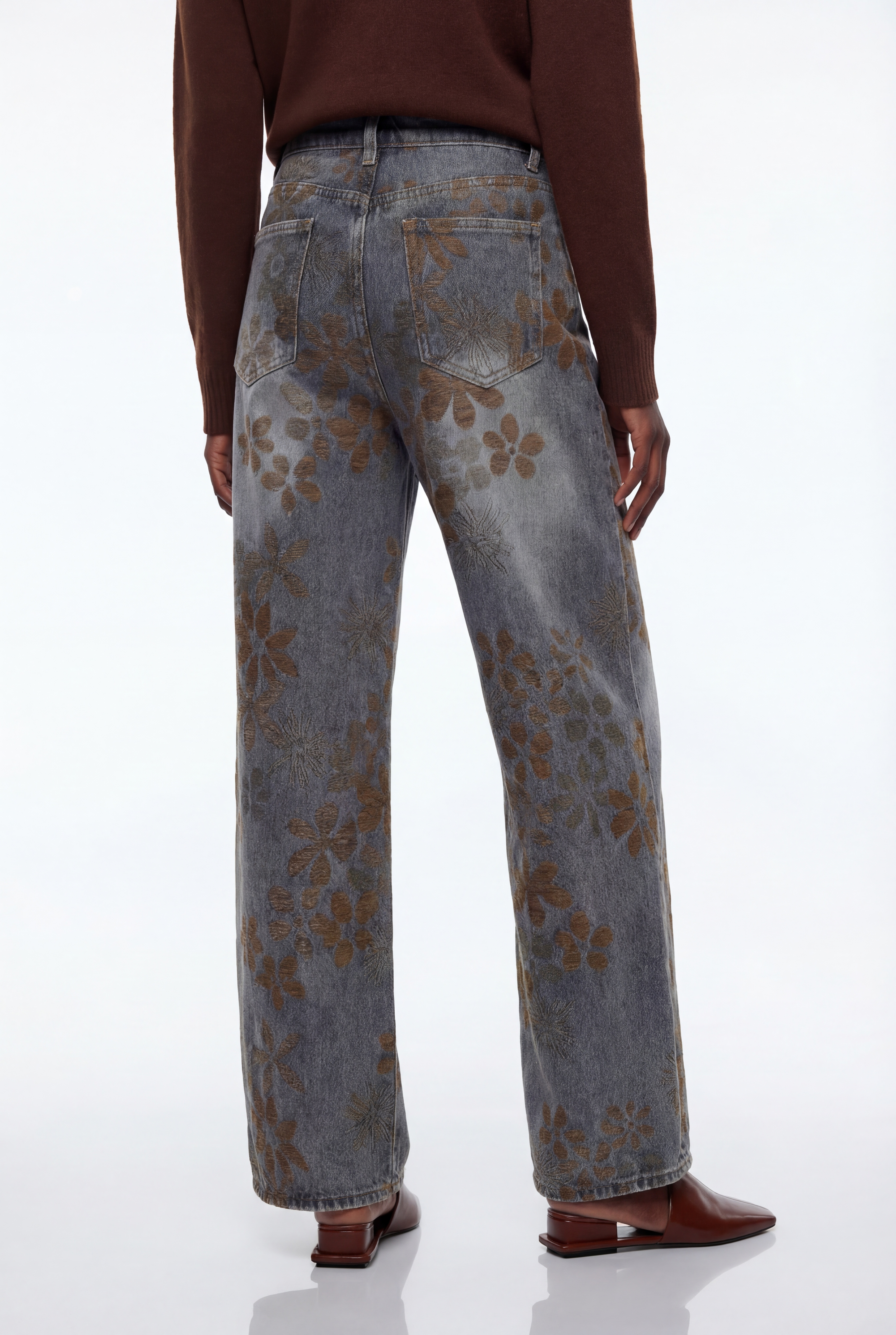 Epiphanes Floral Baggy Jeans