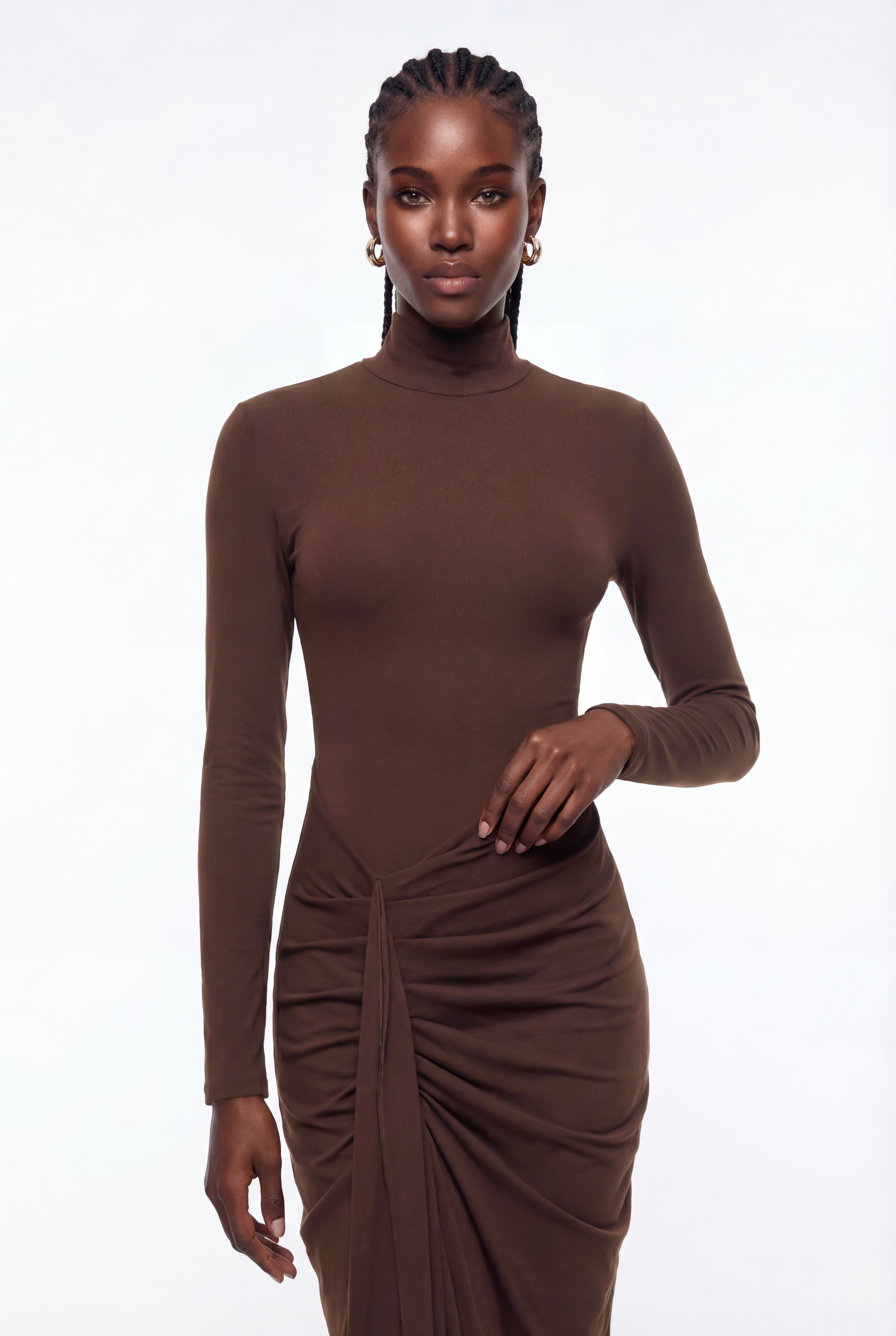 Episteme Bodycon Ruch Maxi Dress