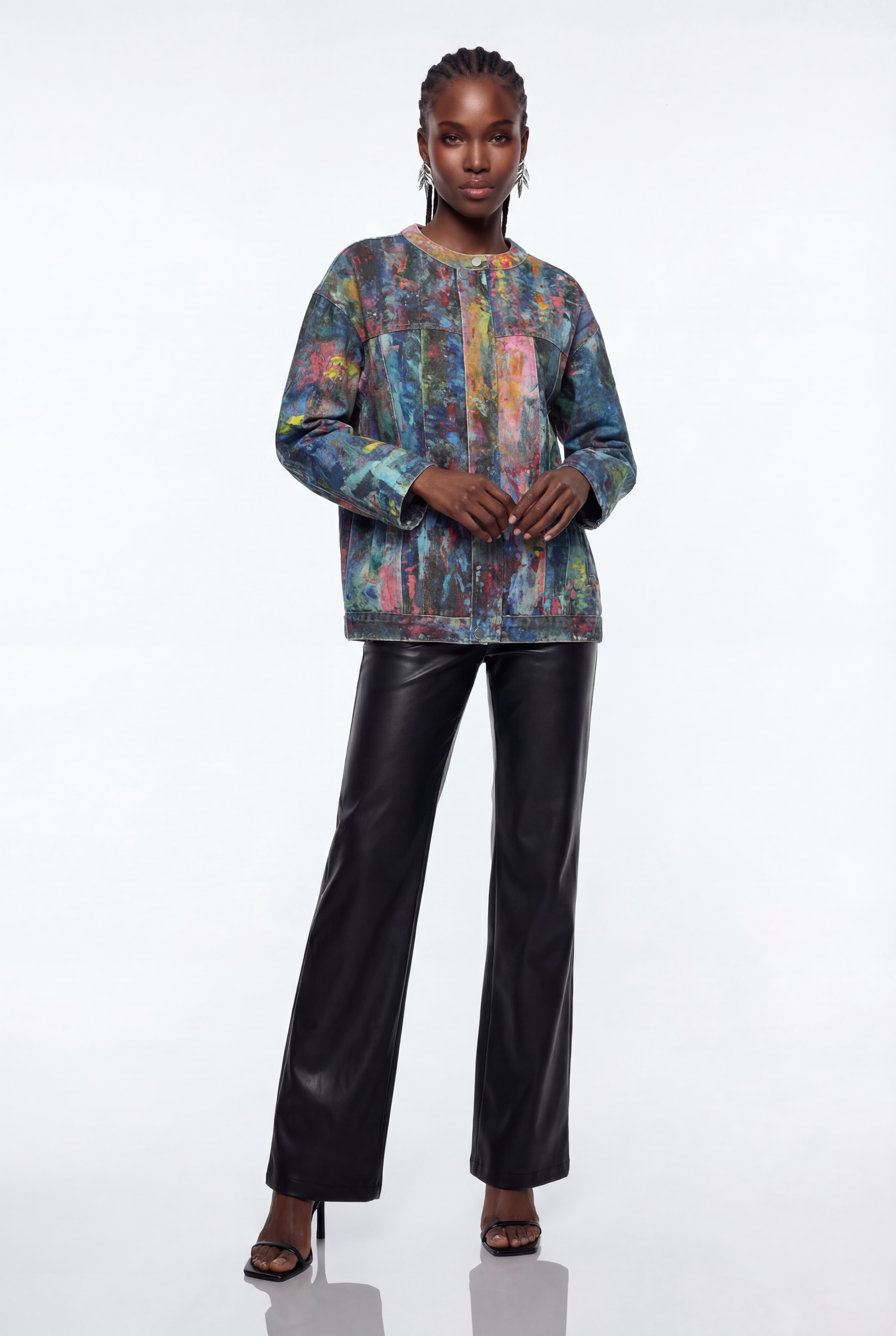 Eppie Tie Dye Denim Jacket