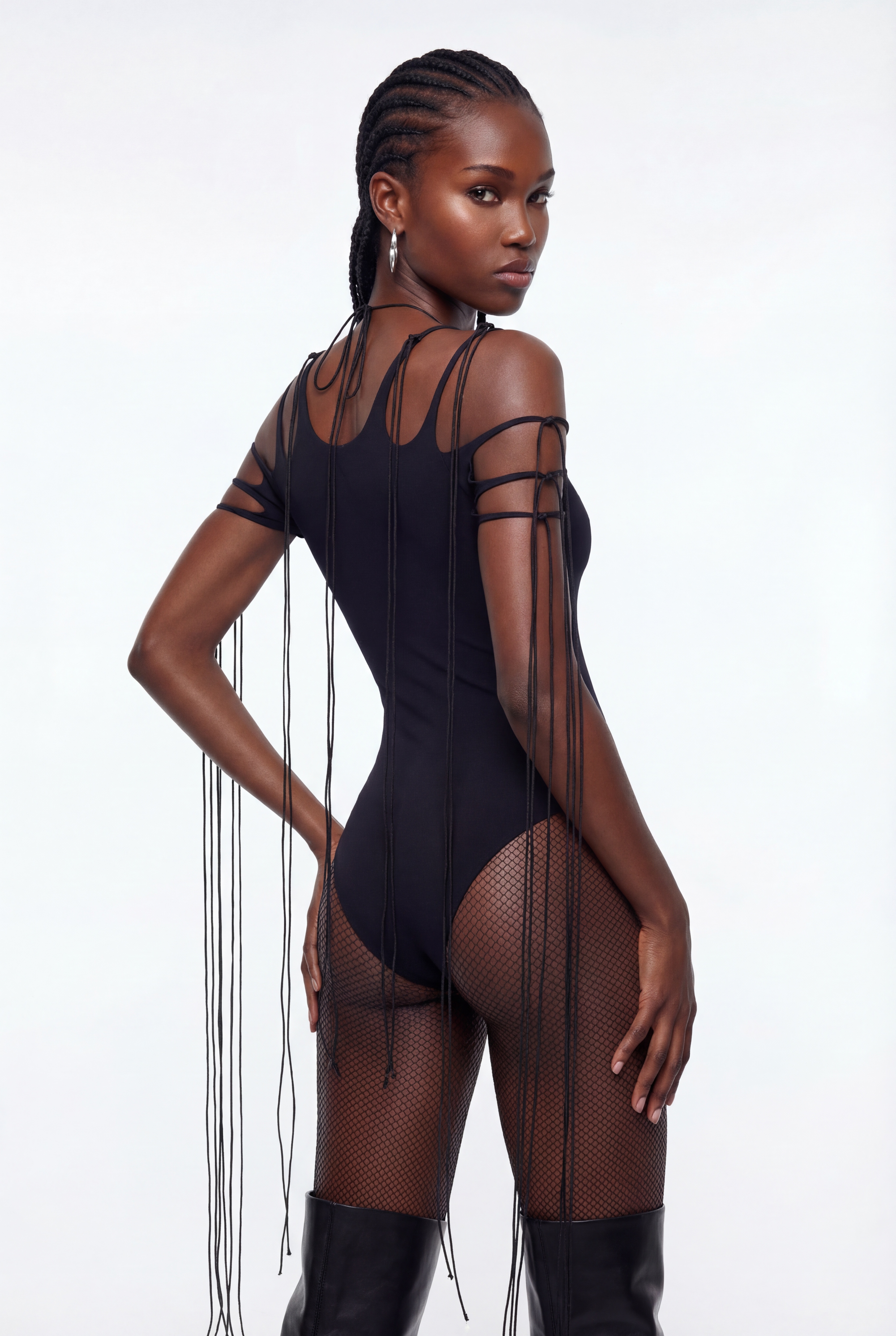 Epponina Deconstruct Fringe Bodysuit