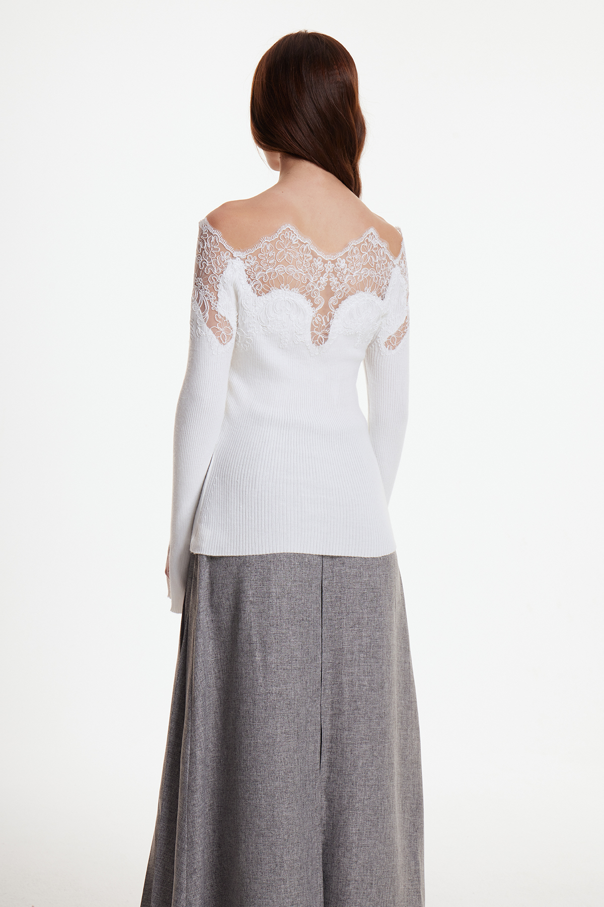 Erasmus Mesh Embroidered Top