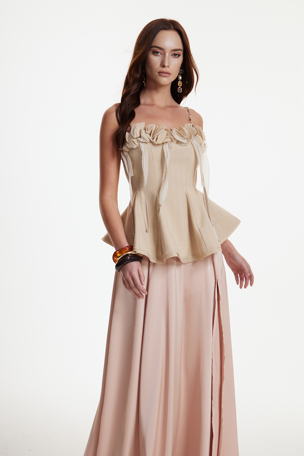 Erdal Flower Ruffle Top