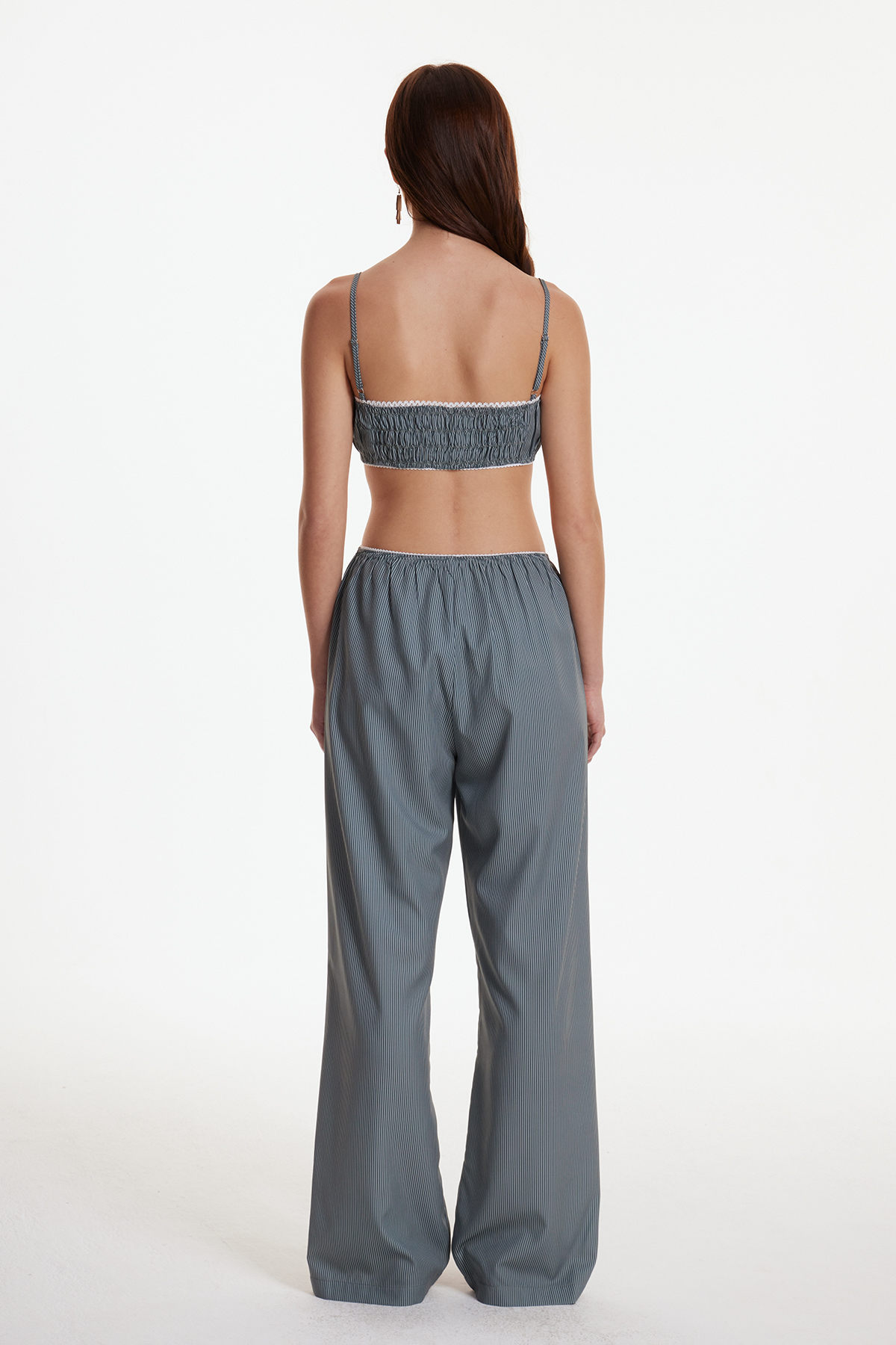 Eren Spaghetti Crop Pants Set