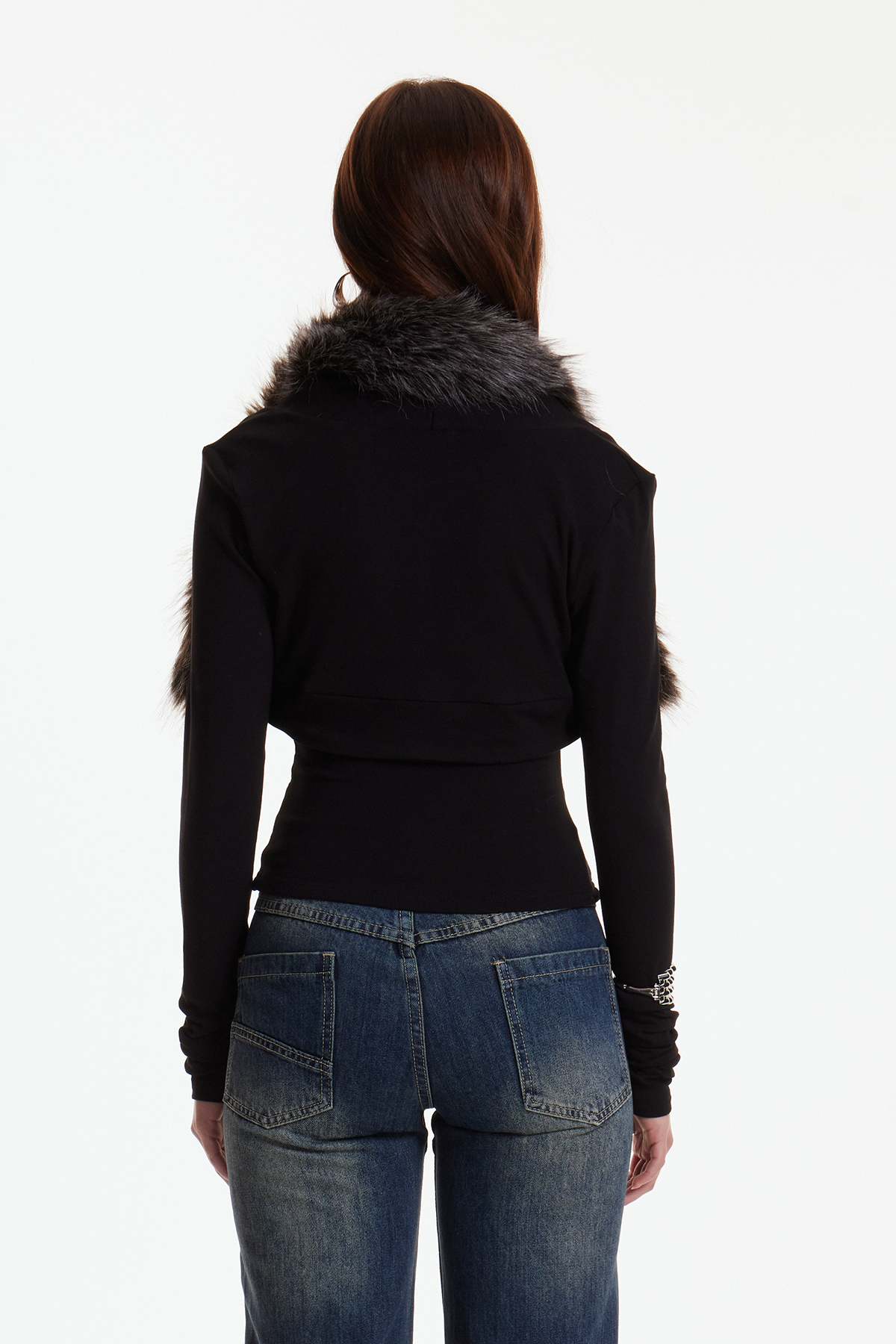 Ergash Two Piece Faux Fur Top