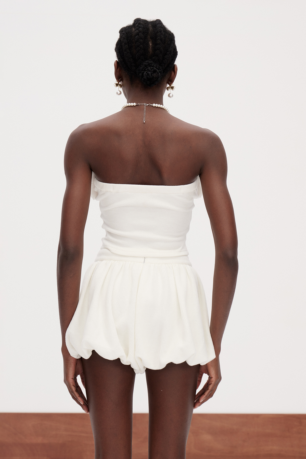 Eric Faux Fur Bubble Skirt Set