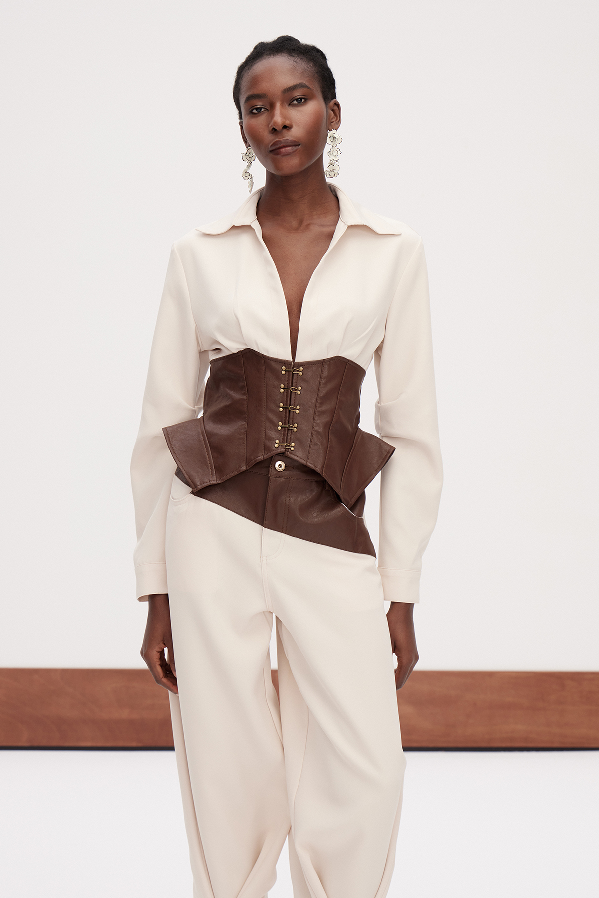 Erikas Deconstruct Plunge Top