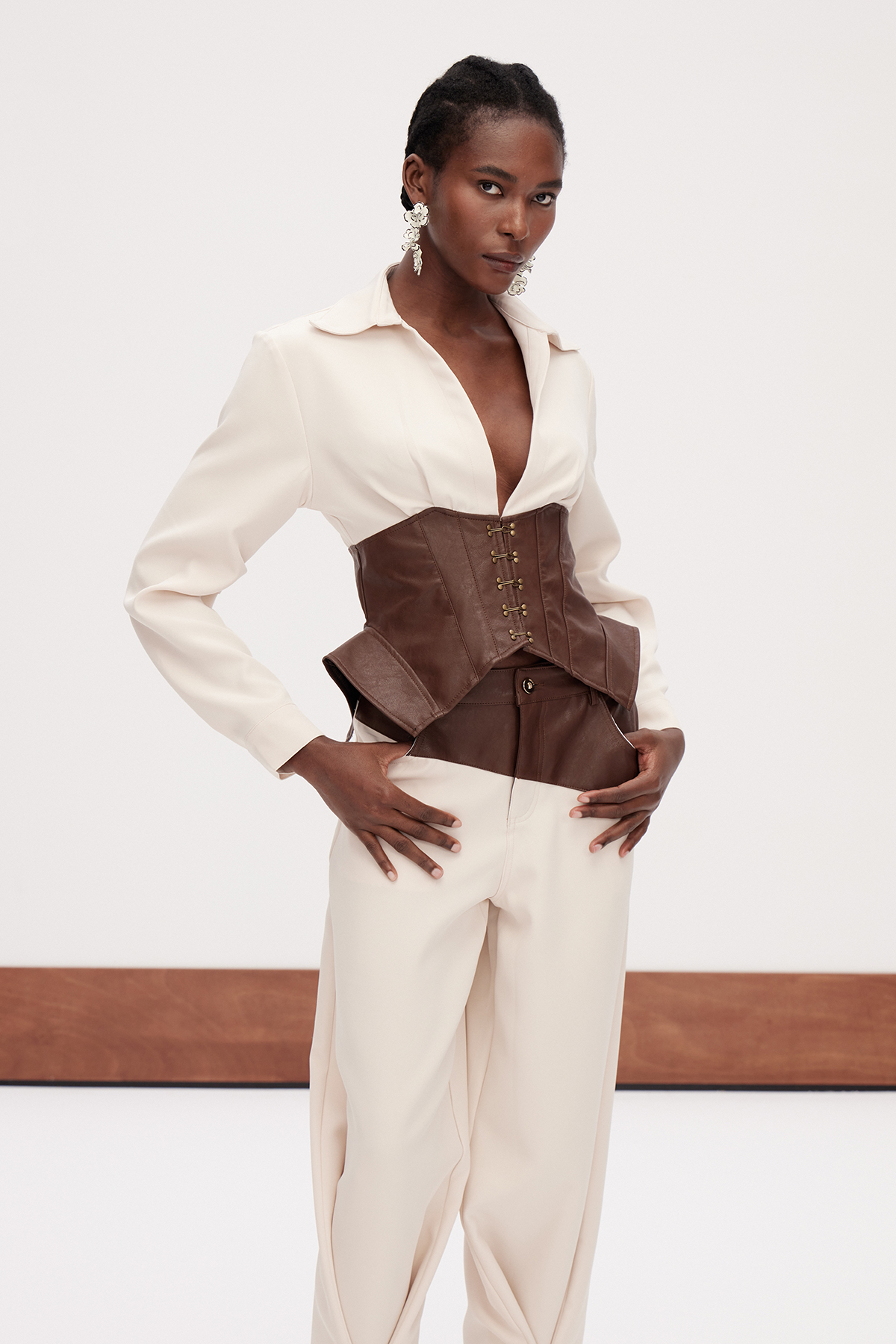 Erikas Deconstruct Plunge Top