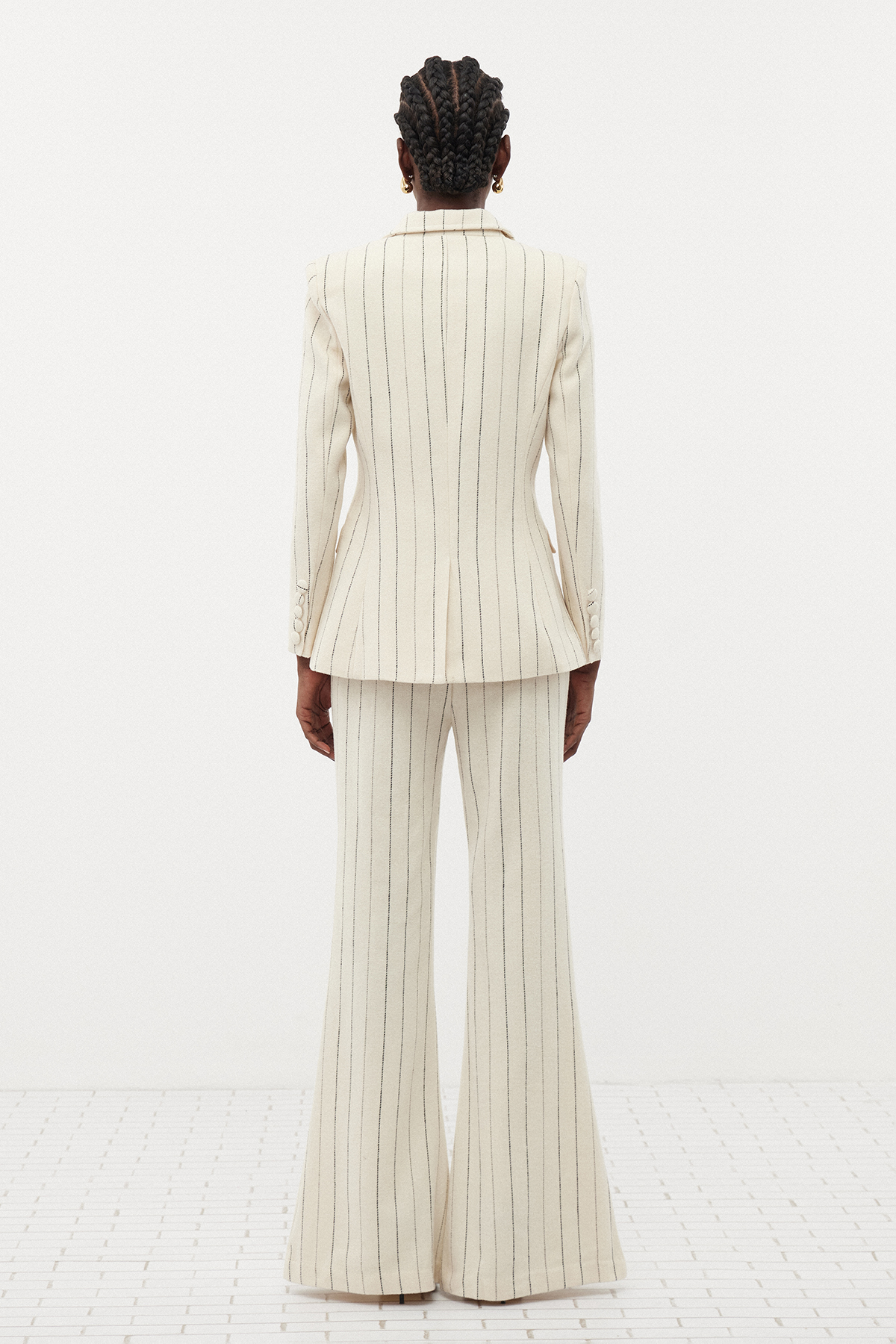 Erkenaz Stripe Pants Set