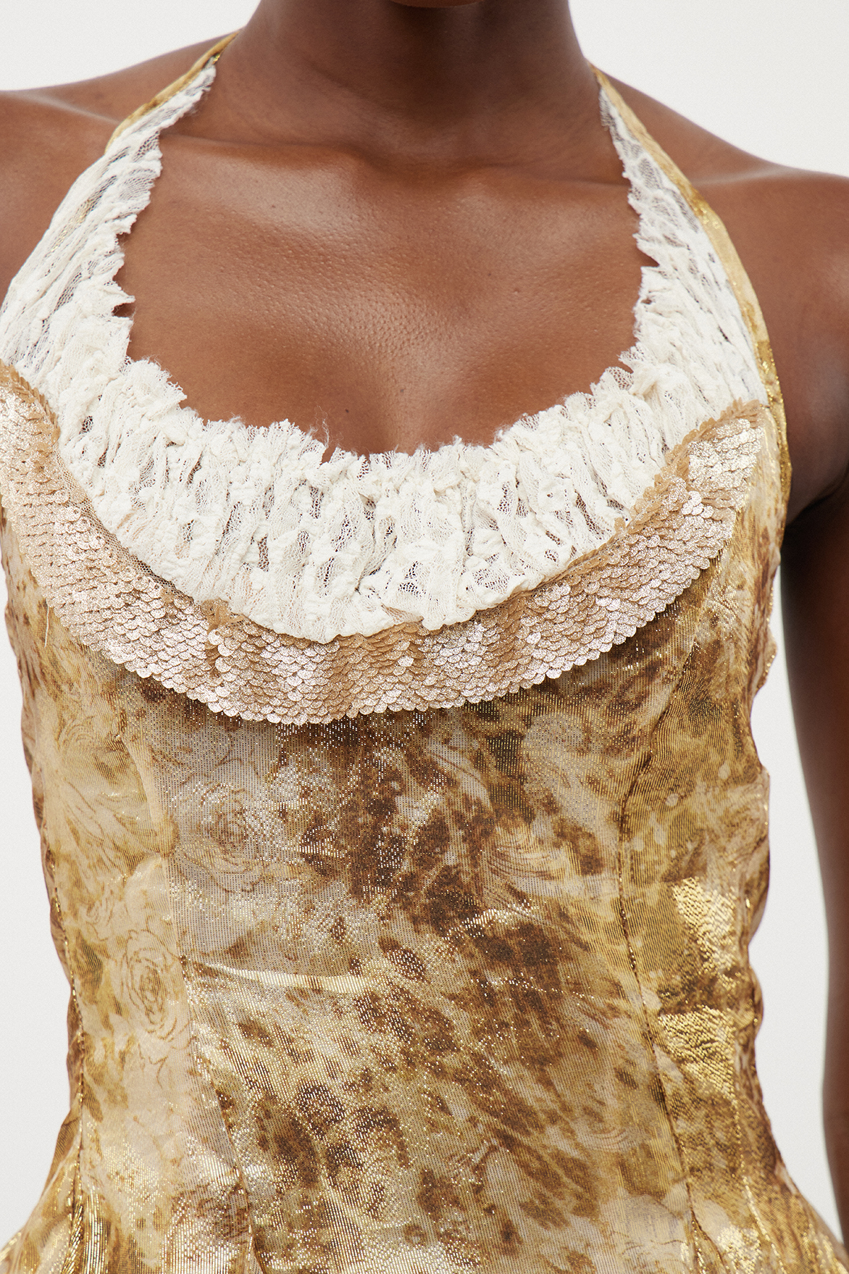 Erma Leopard Sequin Top