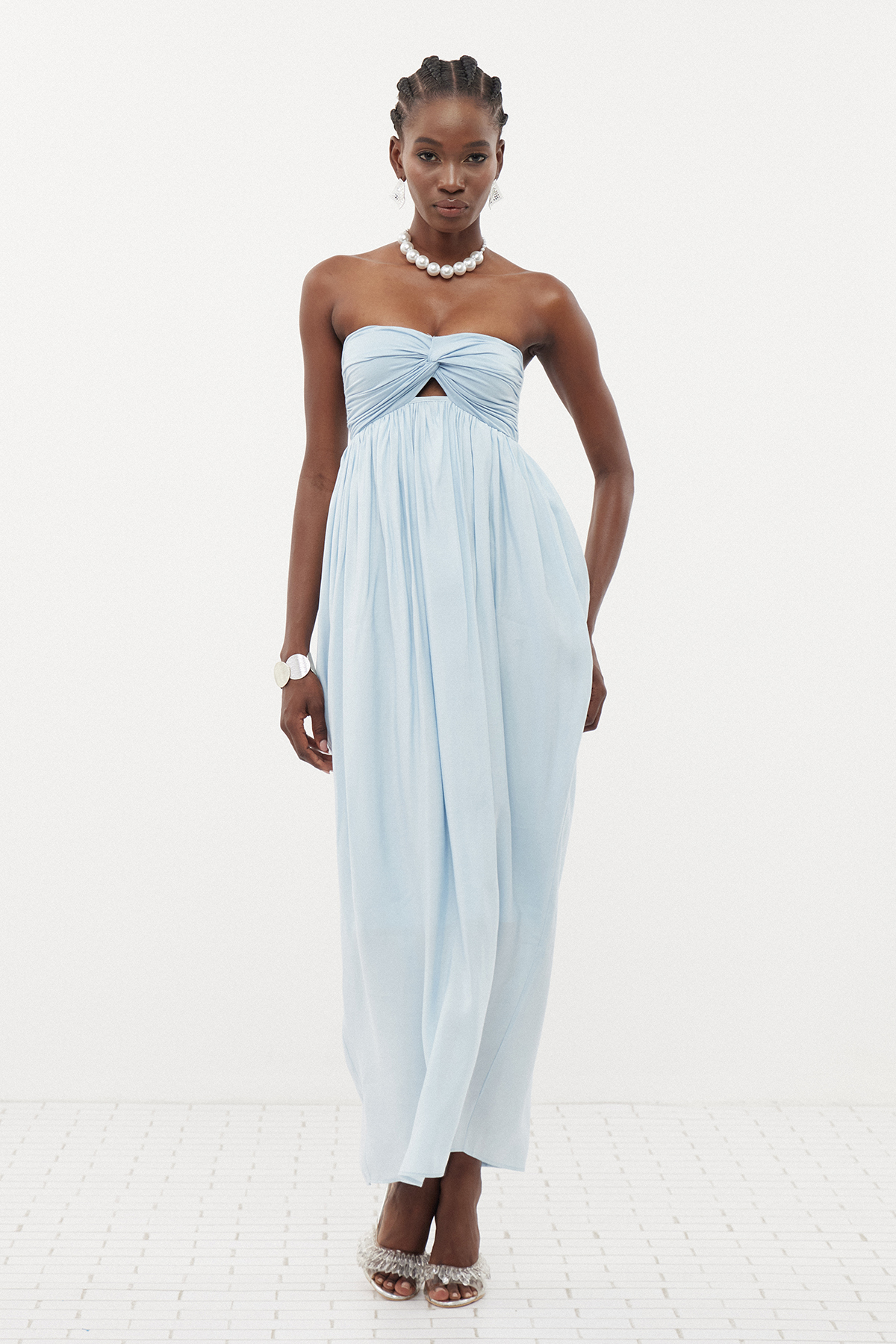 Ermelinde Ruch Strapless Maxi Dress