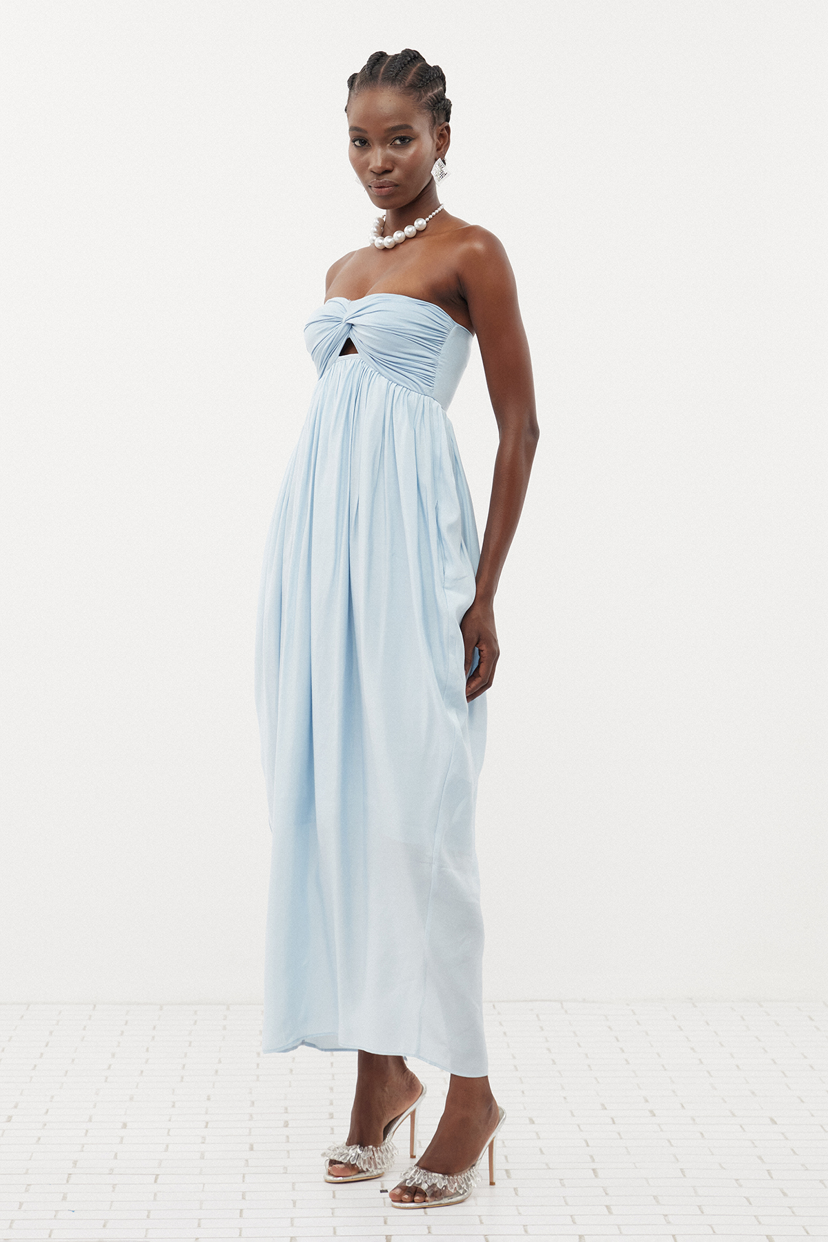 Ermelinde Ruch Strapless Maxi Dress