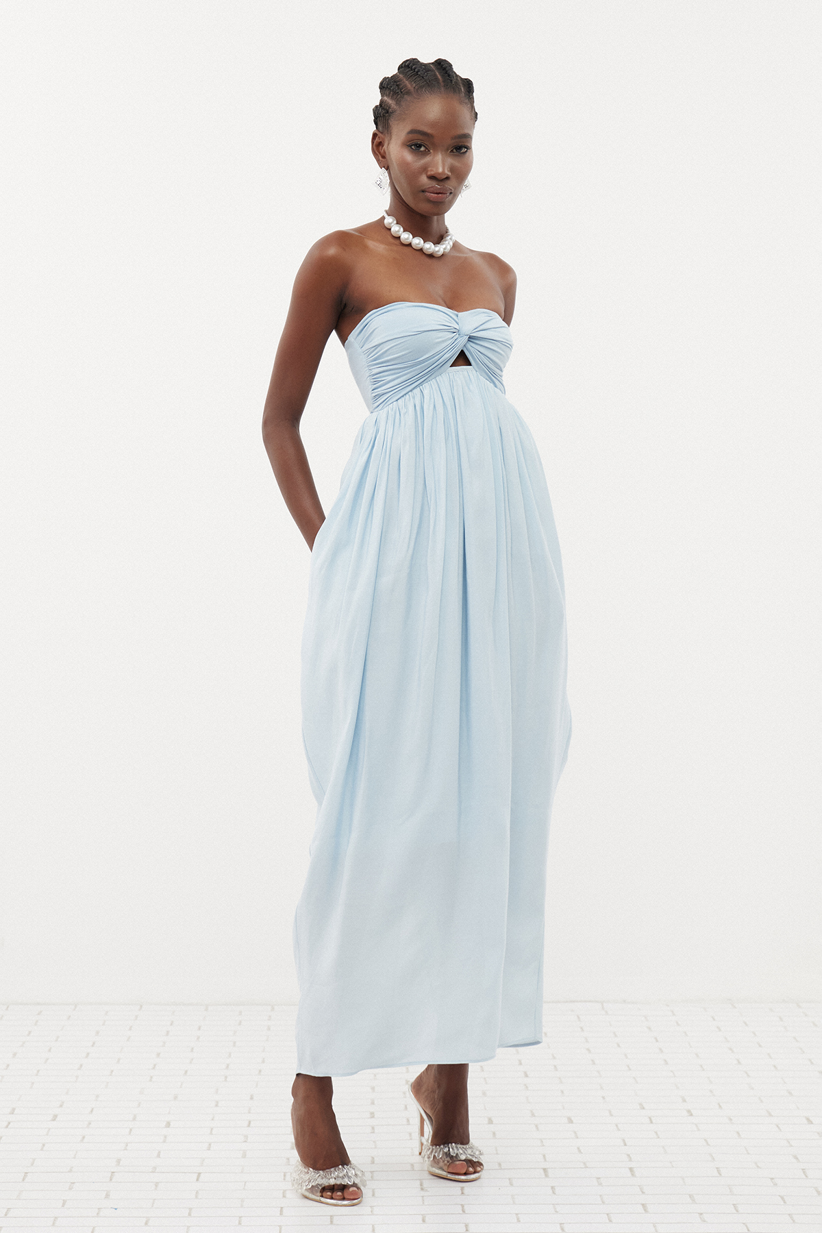 Ermelinde Ruch Strapless Maxi Dress