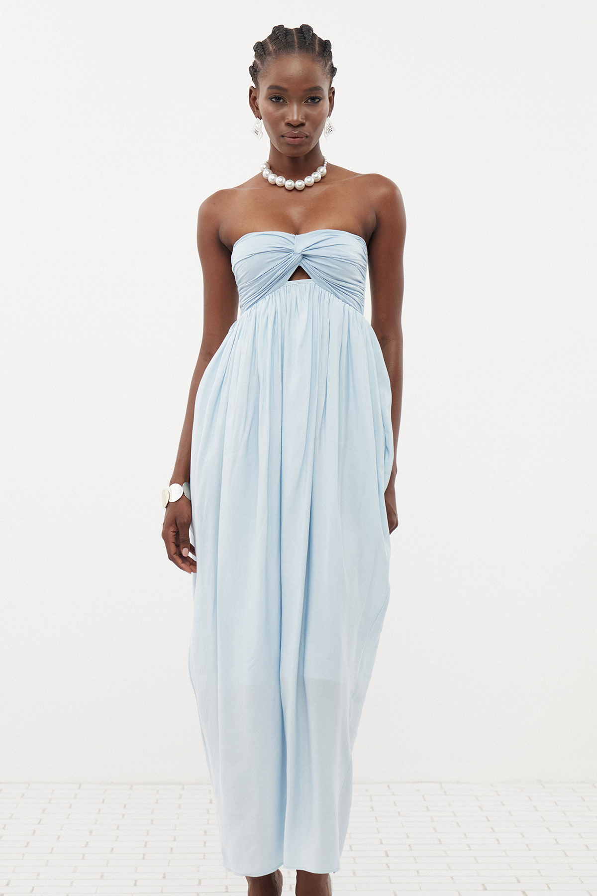 Ermelinde Ruch Strapless Maxi Dress