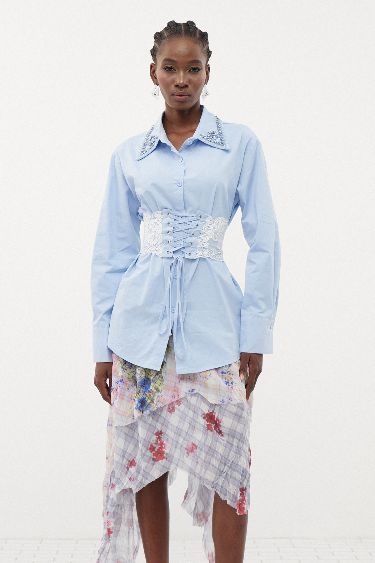 Ermendrud Crystal Lace Shirt