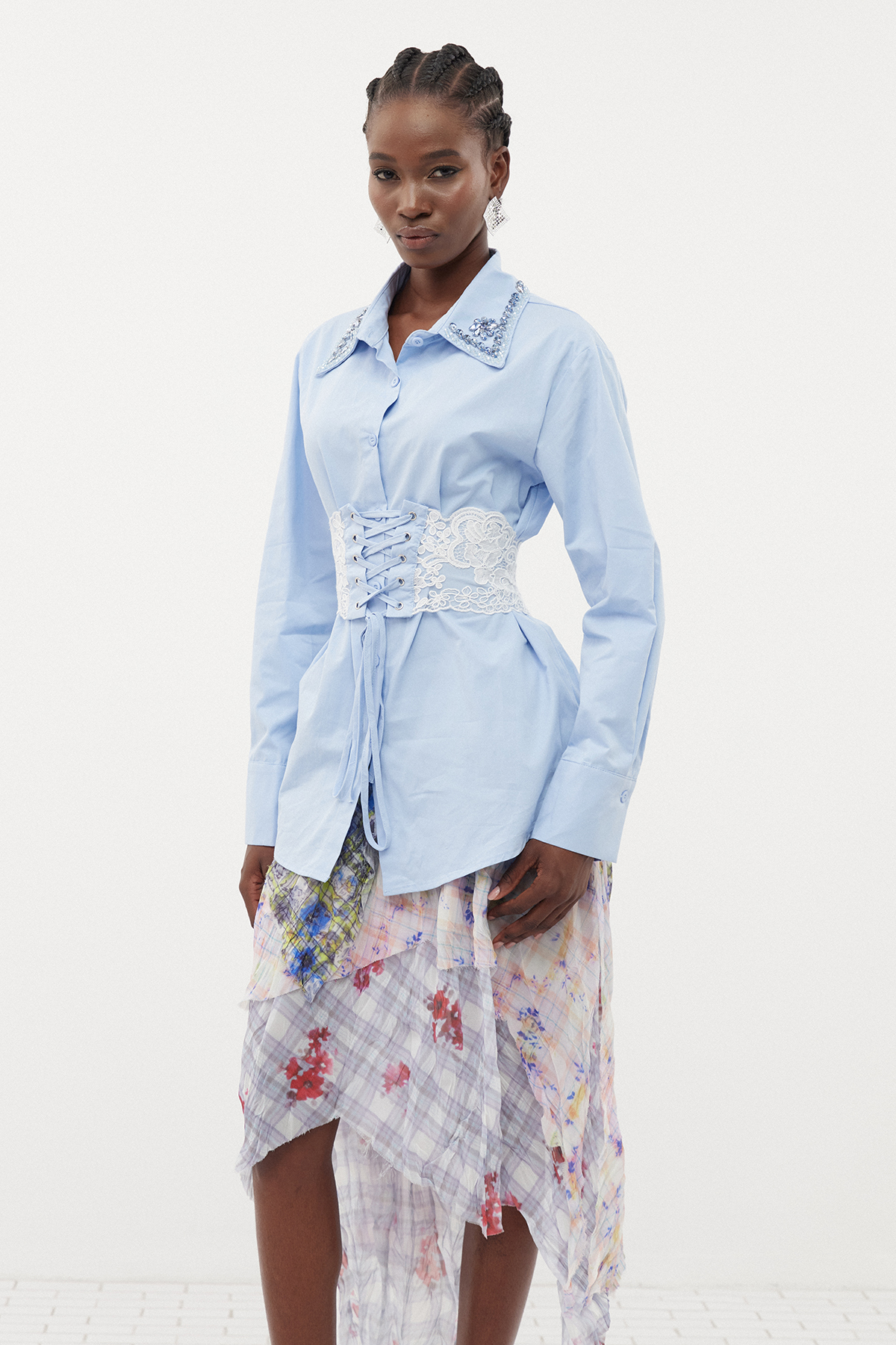 Ermendrud Crystal Lace Shirt