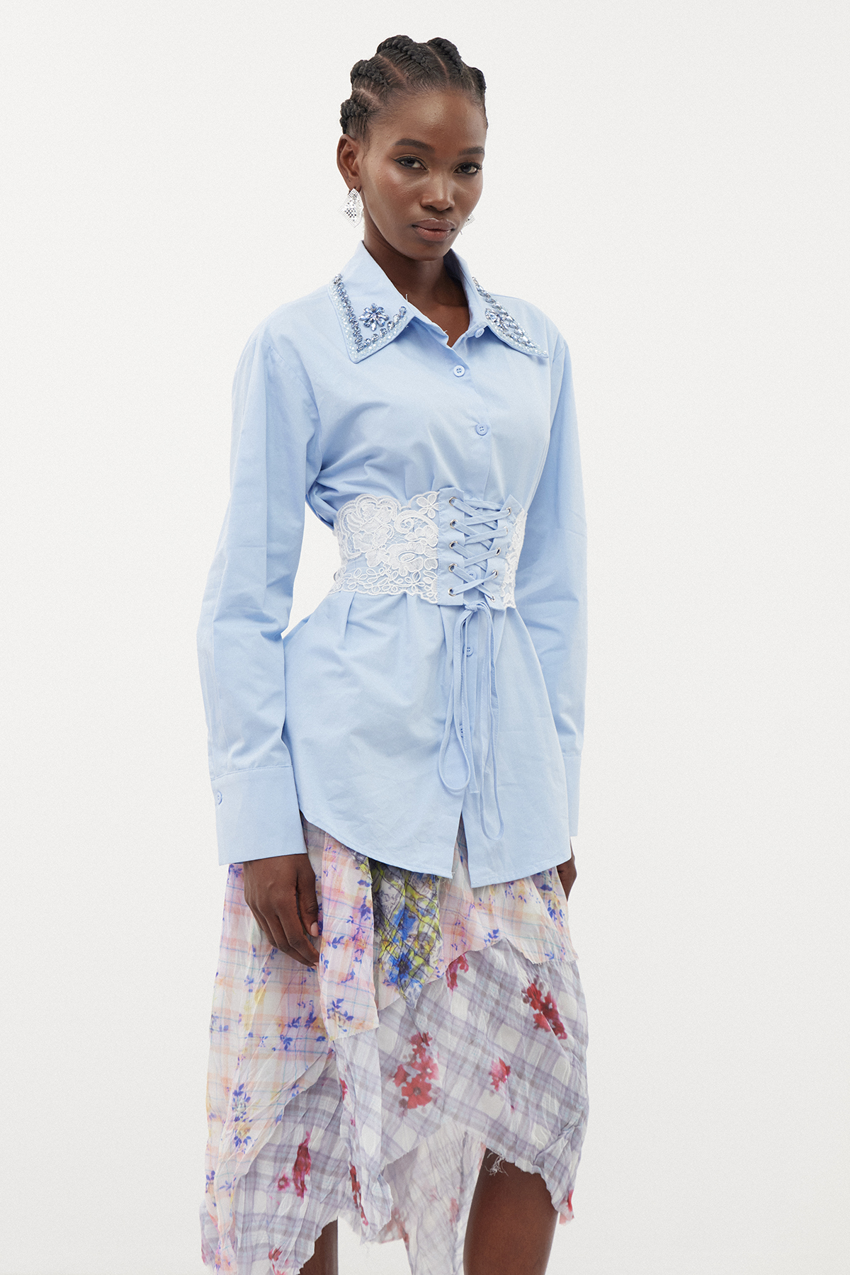 Ermendrud Crystal Lace Shirt