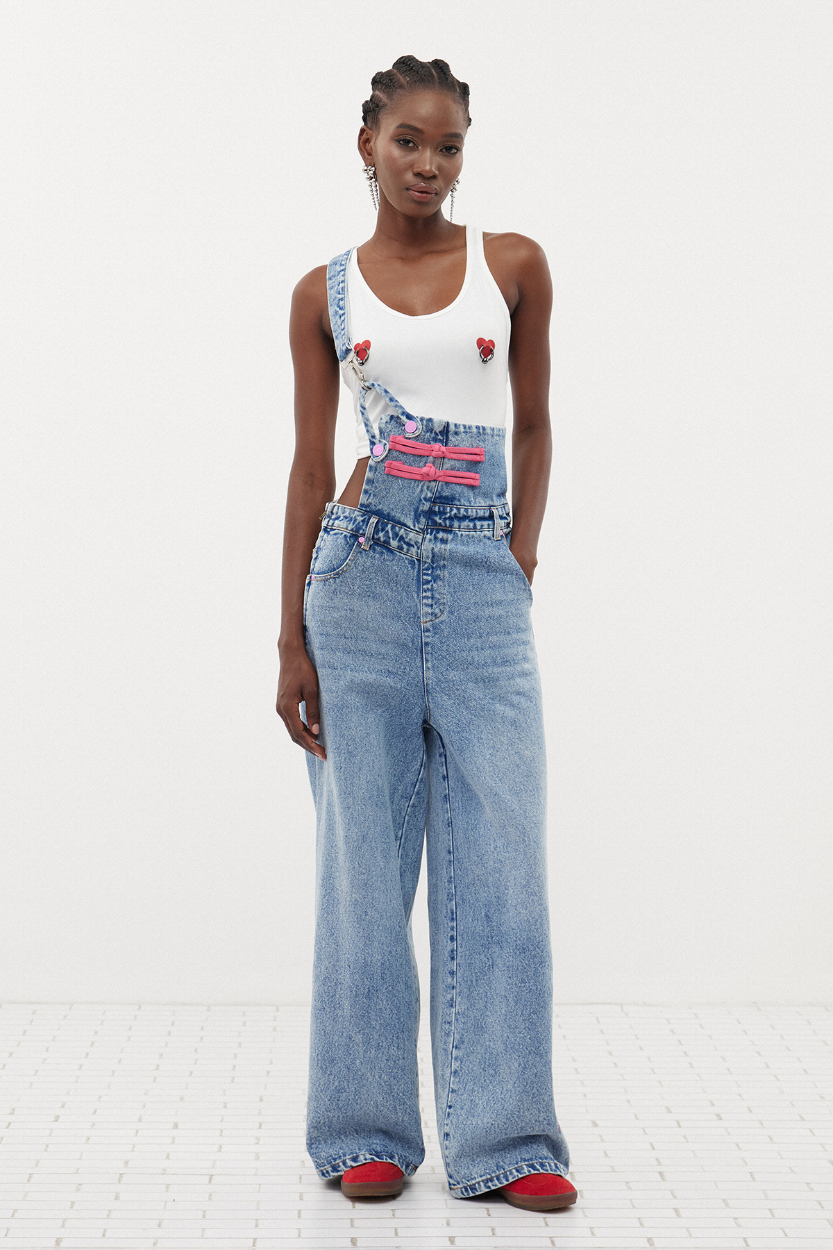 Ermengard Asymmetric Overalls