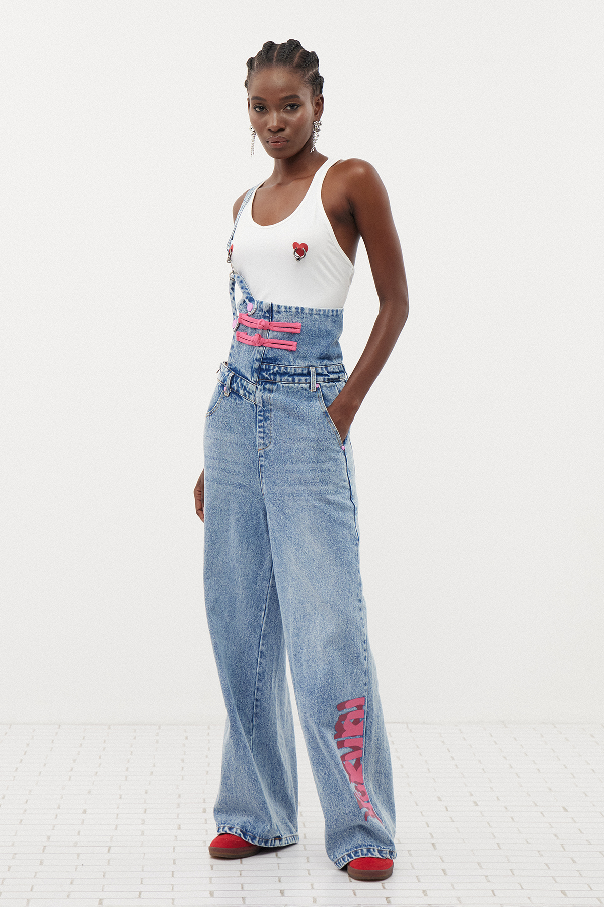 Ermengard Asymmetric Overalls