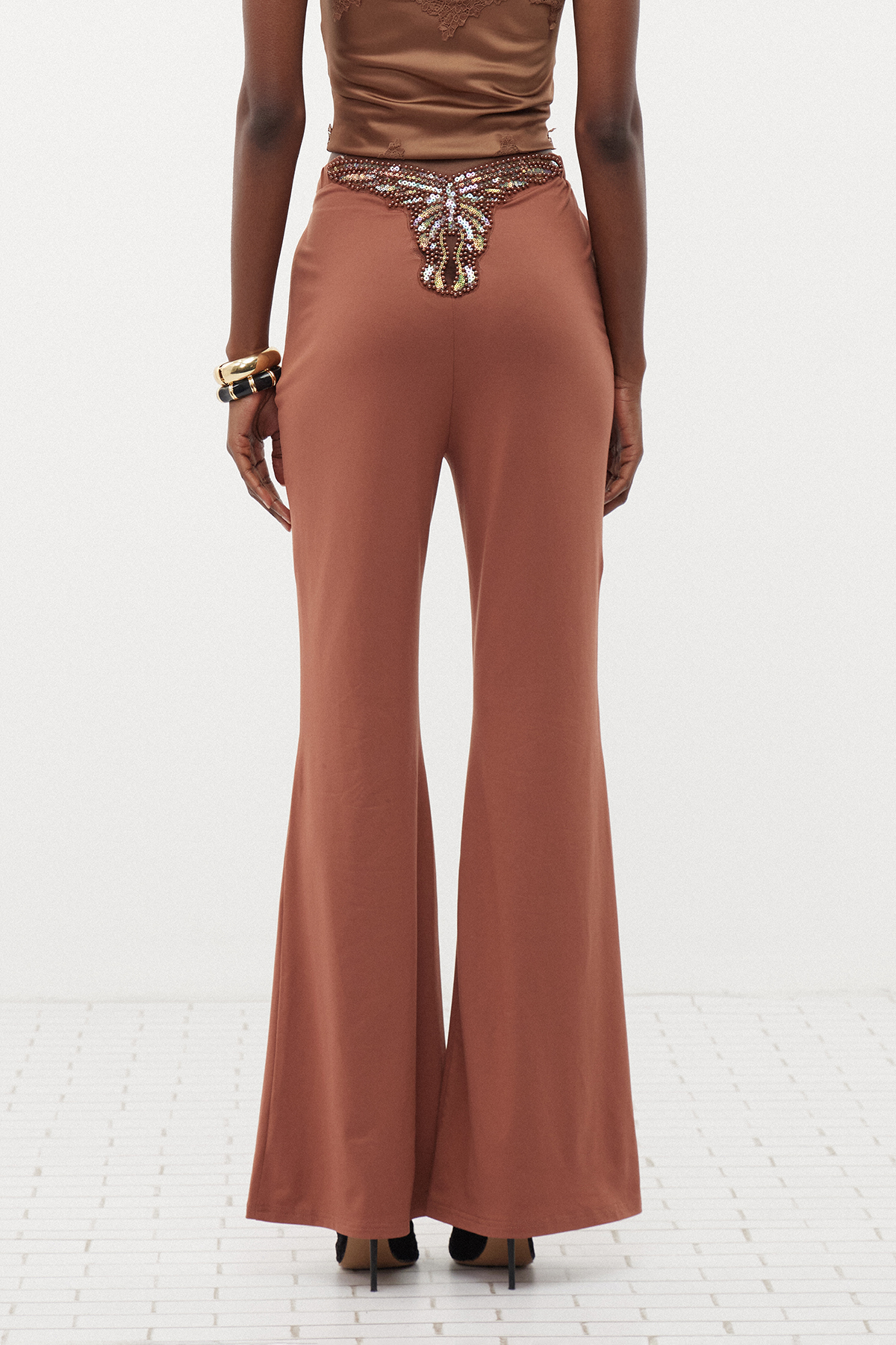 Erminio Embellished Bootcut Pants