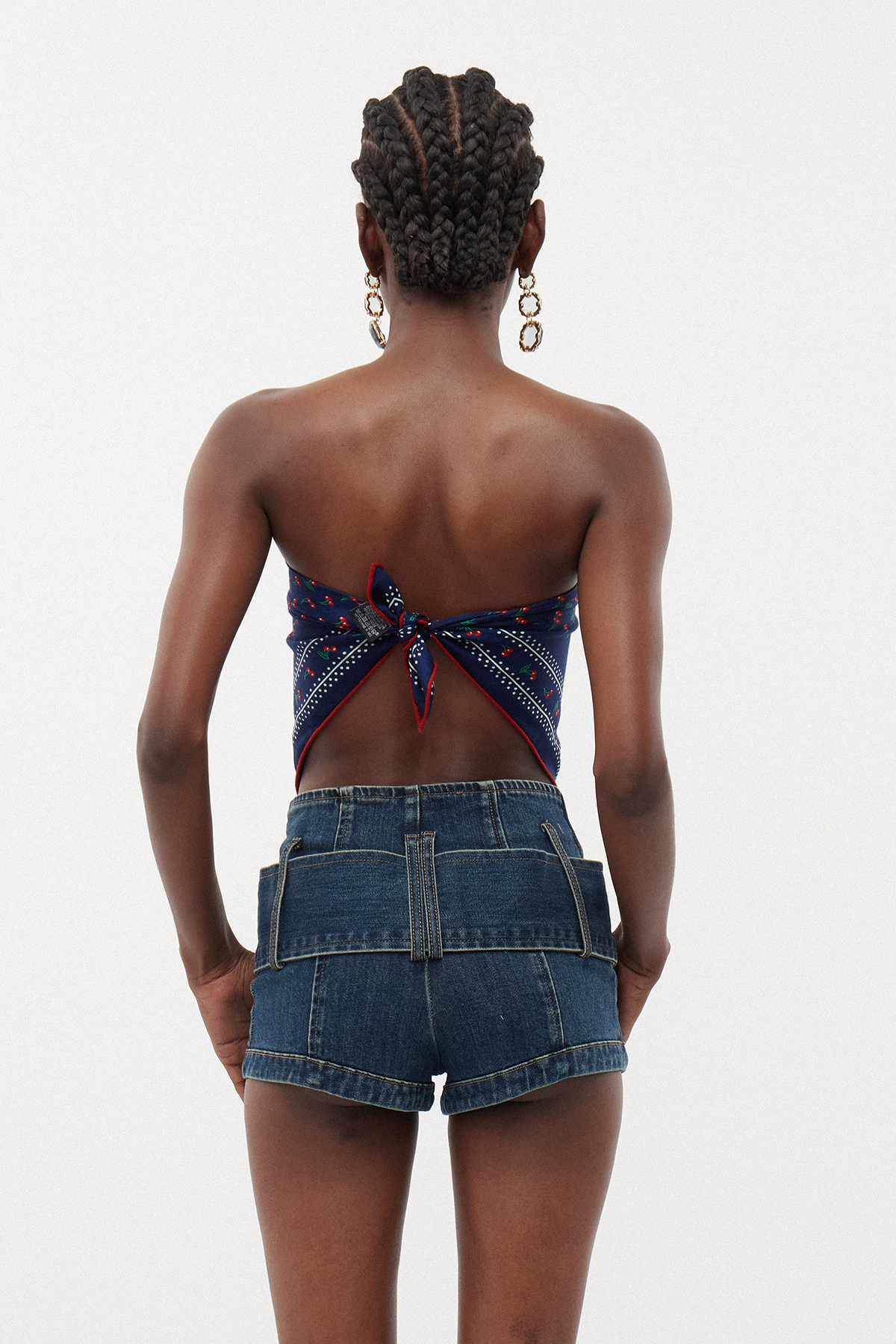 Ernestine Print Bandana Top