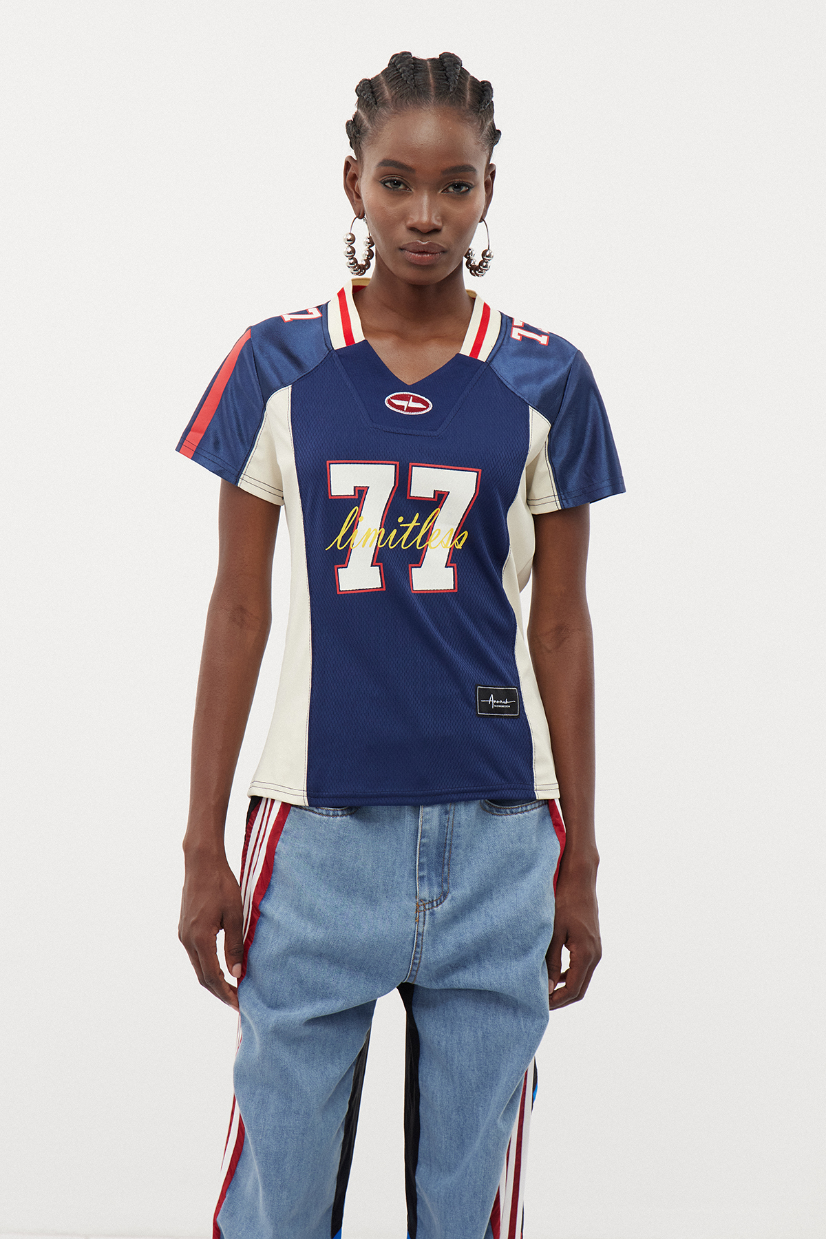 Ernie Print Stripe T Shirt