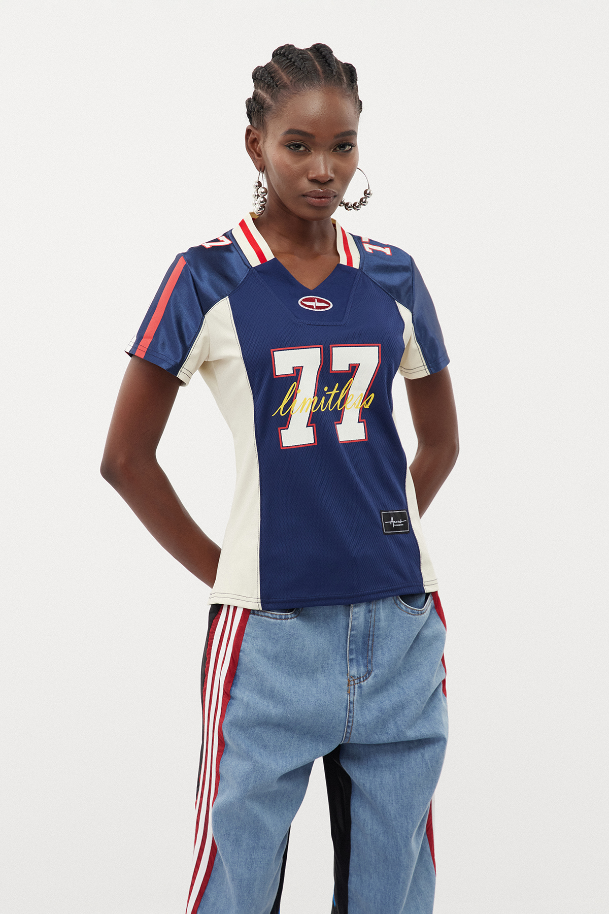 Ernie Print Stripe T Shirt