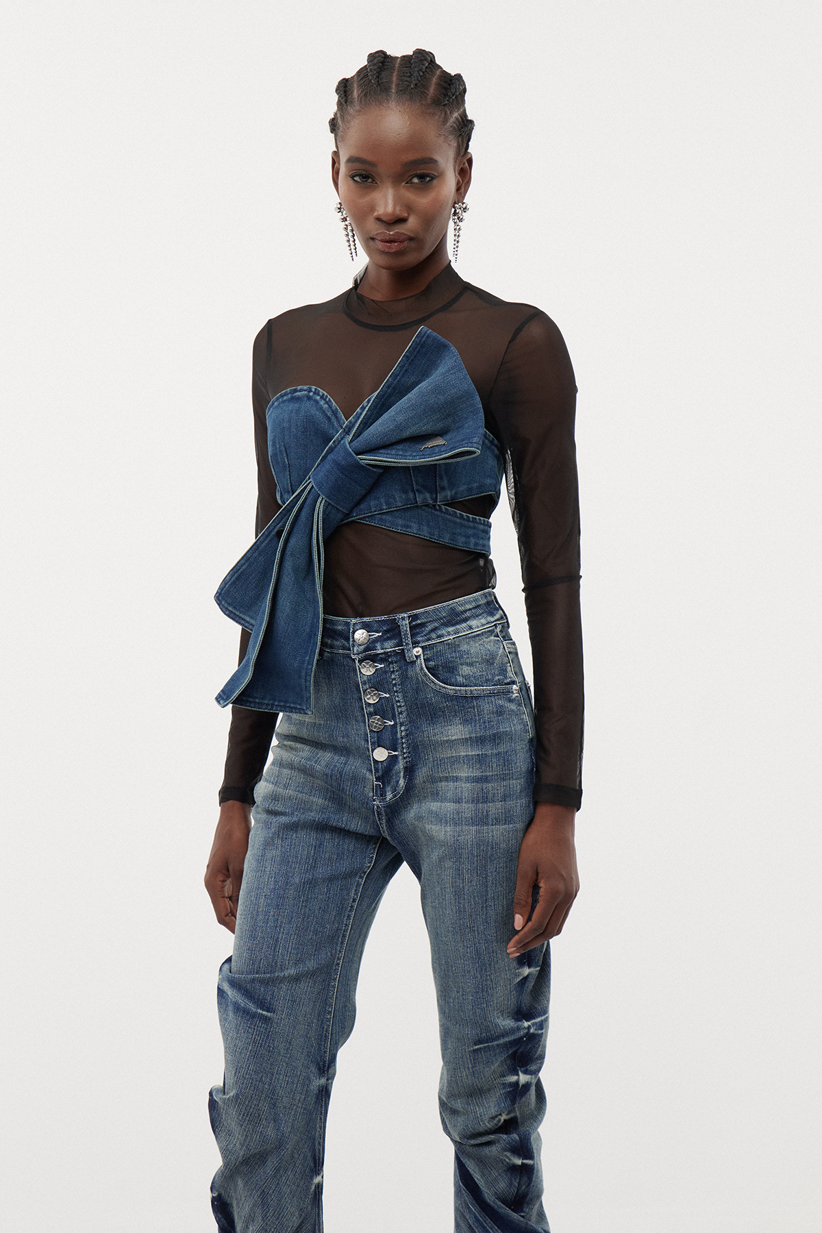 Ersilia Mesh Bow Top
