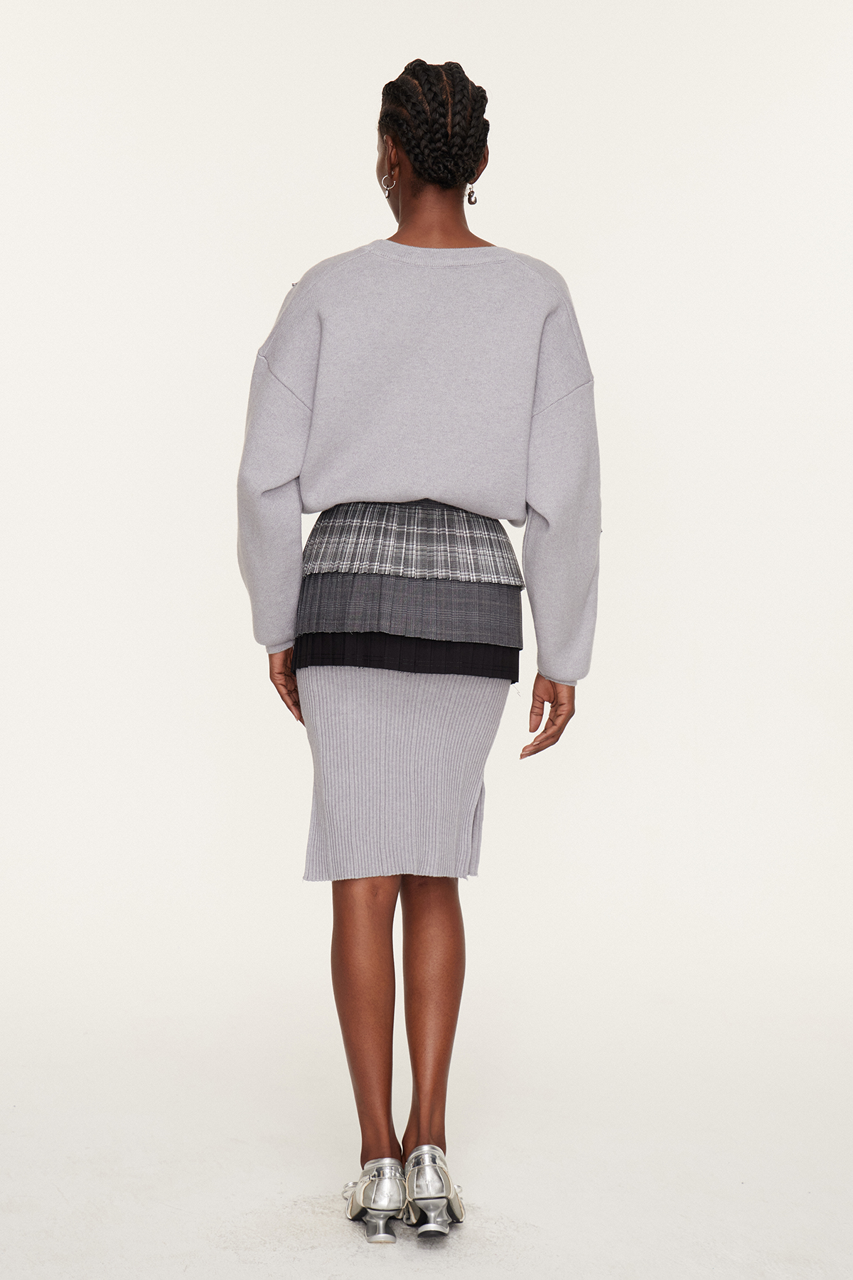 Eruand Plunge Knit Maxi Dress