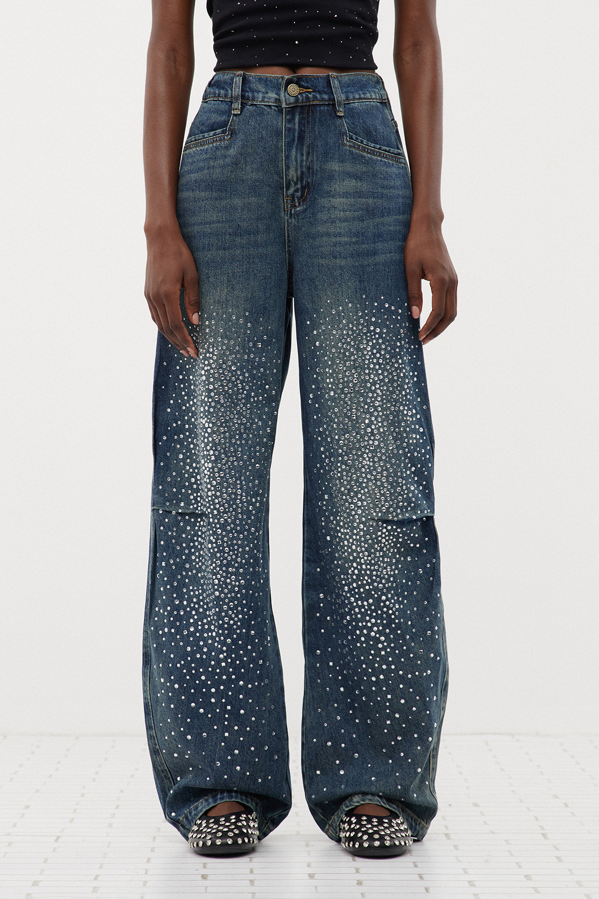 Eryka Rhinestone Jeans