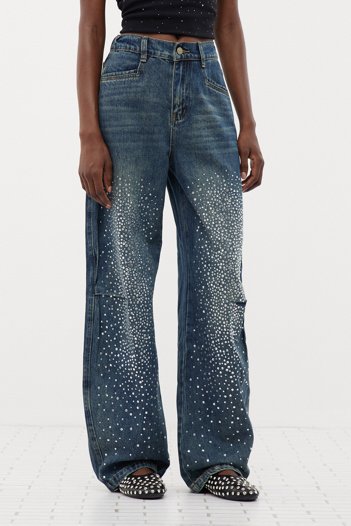 Eryka Rhinestone Jeans