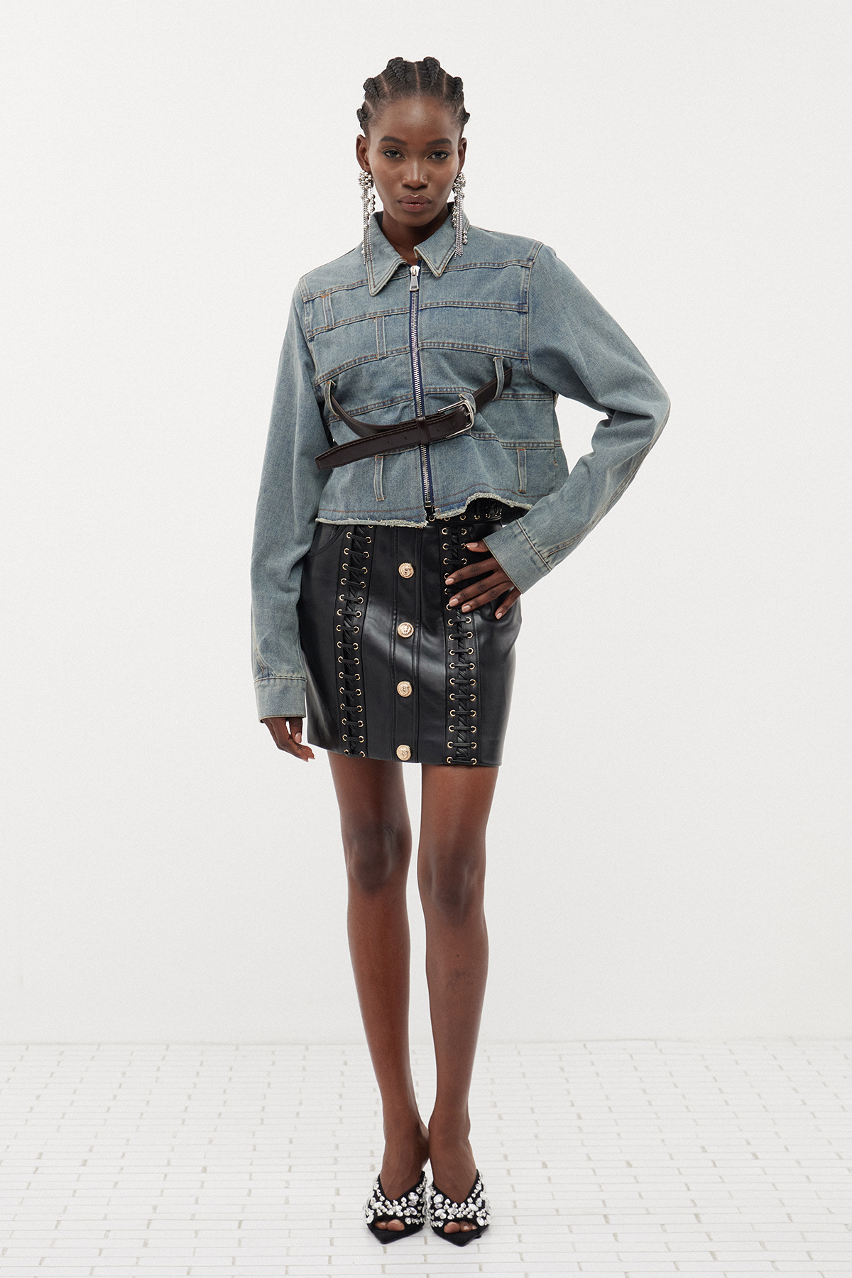 Esau Deconstruct Denim Jacket