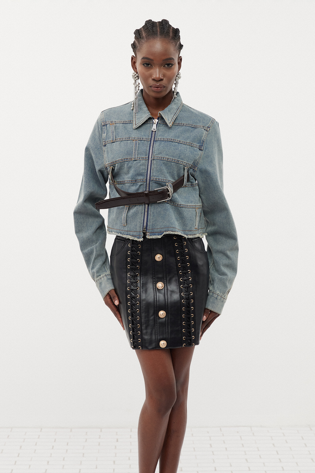 Esau Deconstruct Denim Jacket