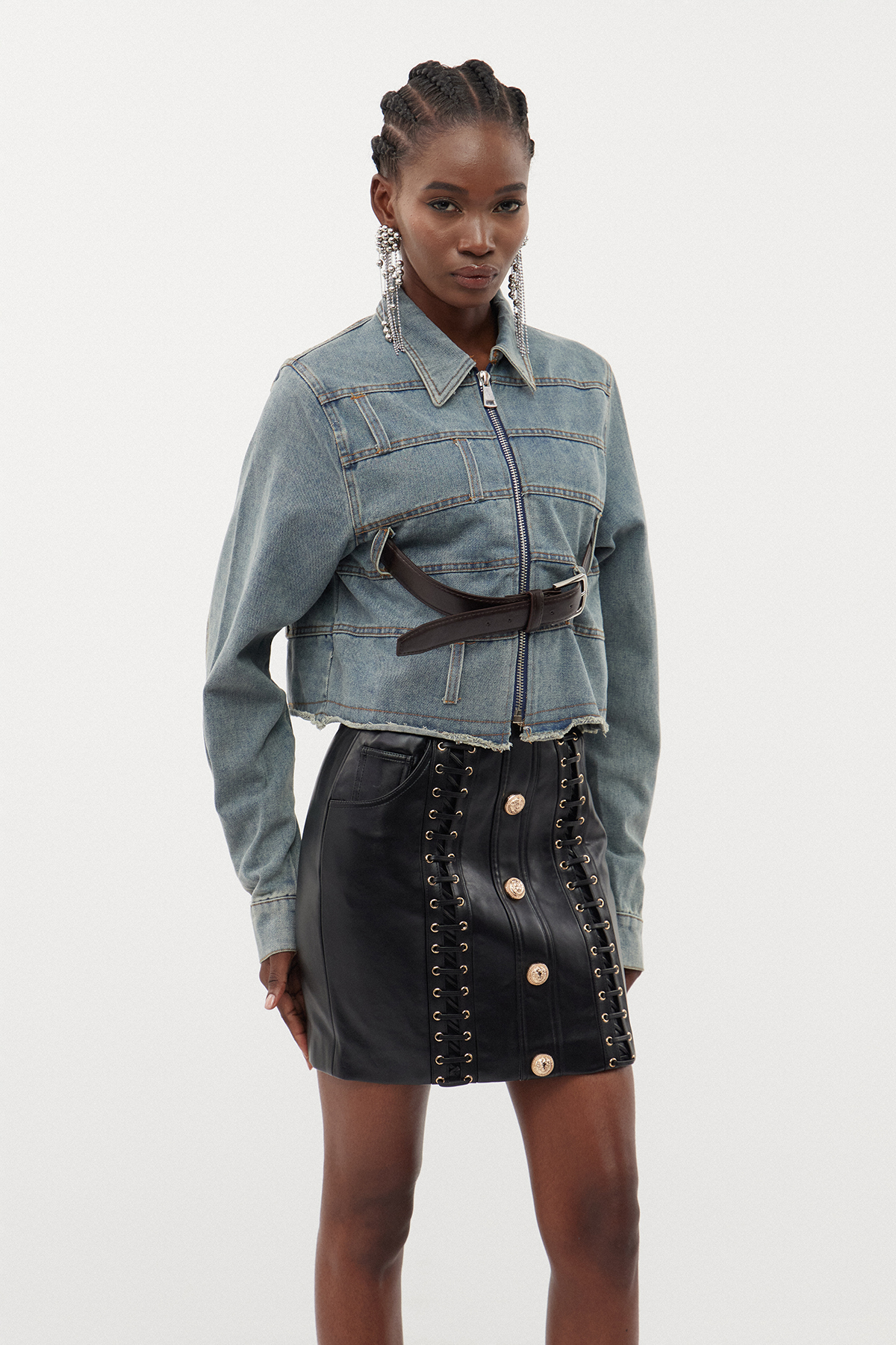 Esau Deconstruct Denim Jacket